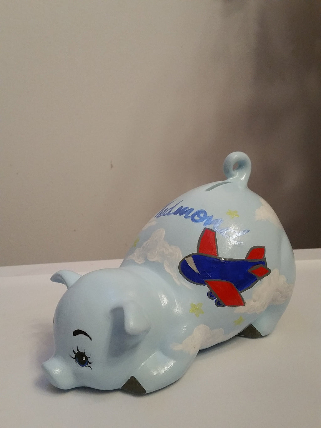 Piggy bank/personalized piggy bank/custom piggy bank/girls piggy bank/ceramic piggy bank/baby gift/baby shower gift/birthday gift