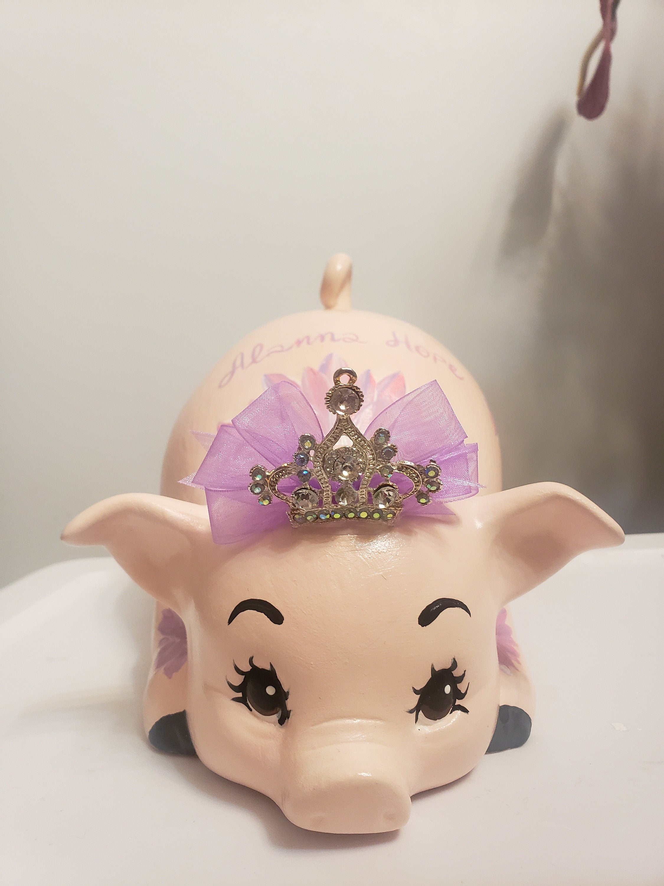 Piggy bank/personalized piggy bank/large piggy bank/girls piggy bank/baby bank/baby's gift/baby shower gift