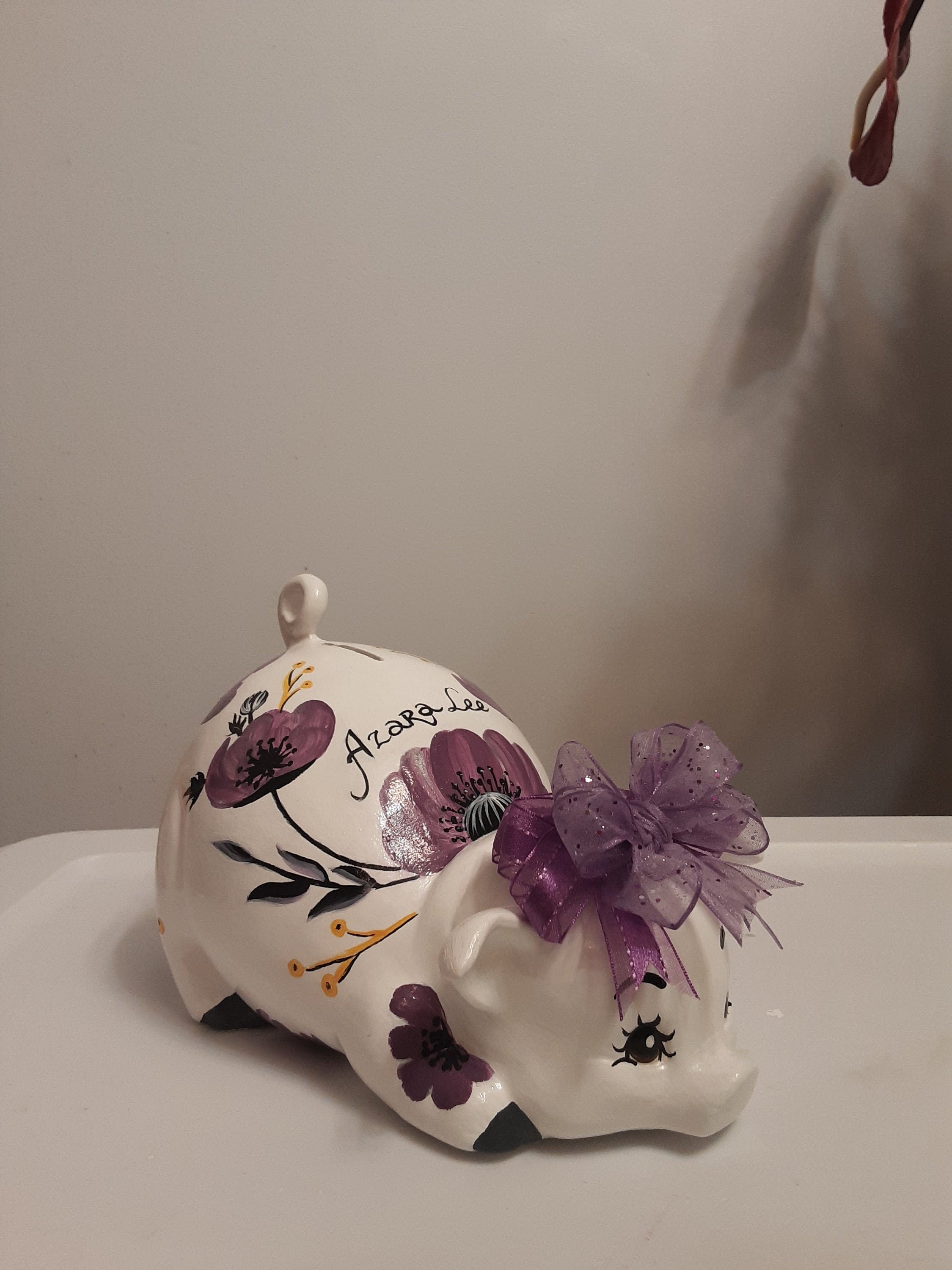 Piggy bank/personalized piggy bank/custom piggy bank/girls piggy bank/baby gift/baby shower gift/birthday gift