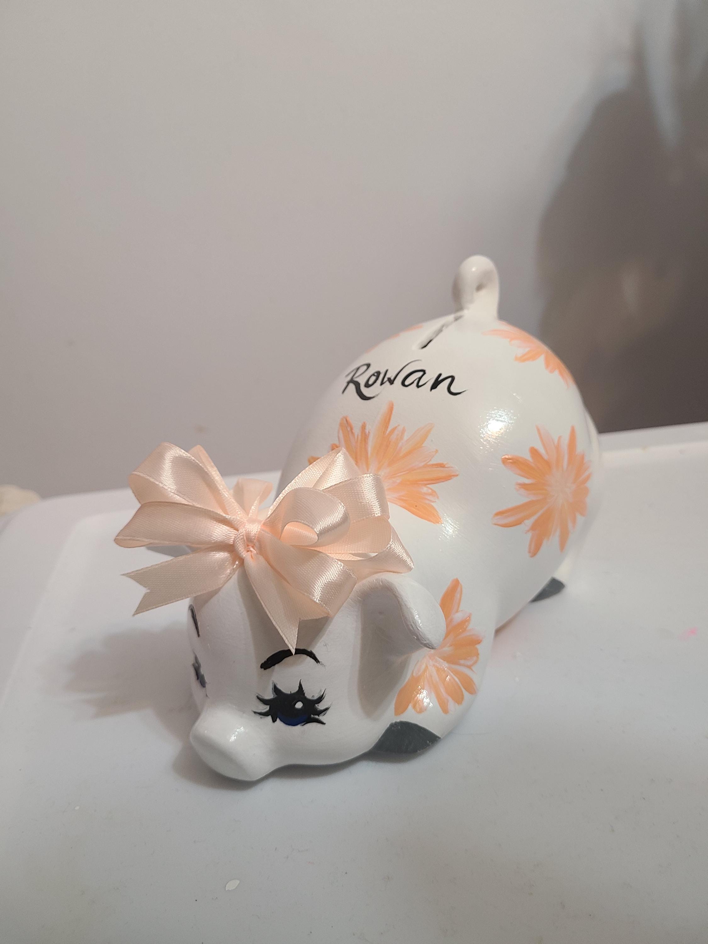 Piggy bank/personalized piggy bank/custom piggy bank/girls piggy bank/baby gift/baby shower gift/birthday gift