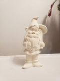 Paint-your-own gnome with mushroom