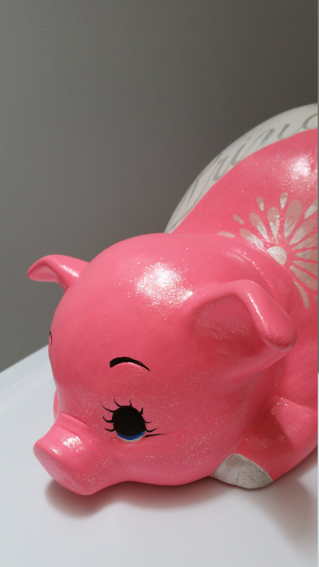 Personalized girls piggy bank, princess piggy bank, baby bank, piggy bank, girls piggy bank/ceramics piggy bank/Baby gift/Baby shower gift