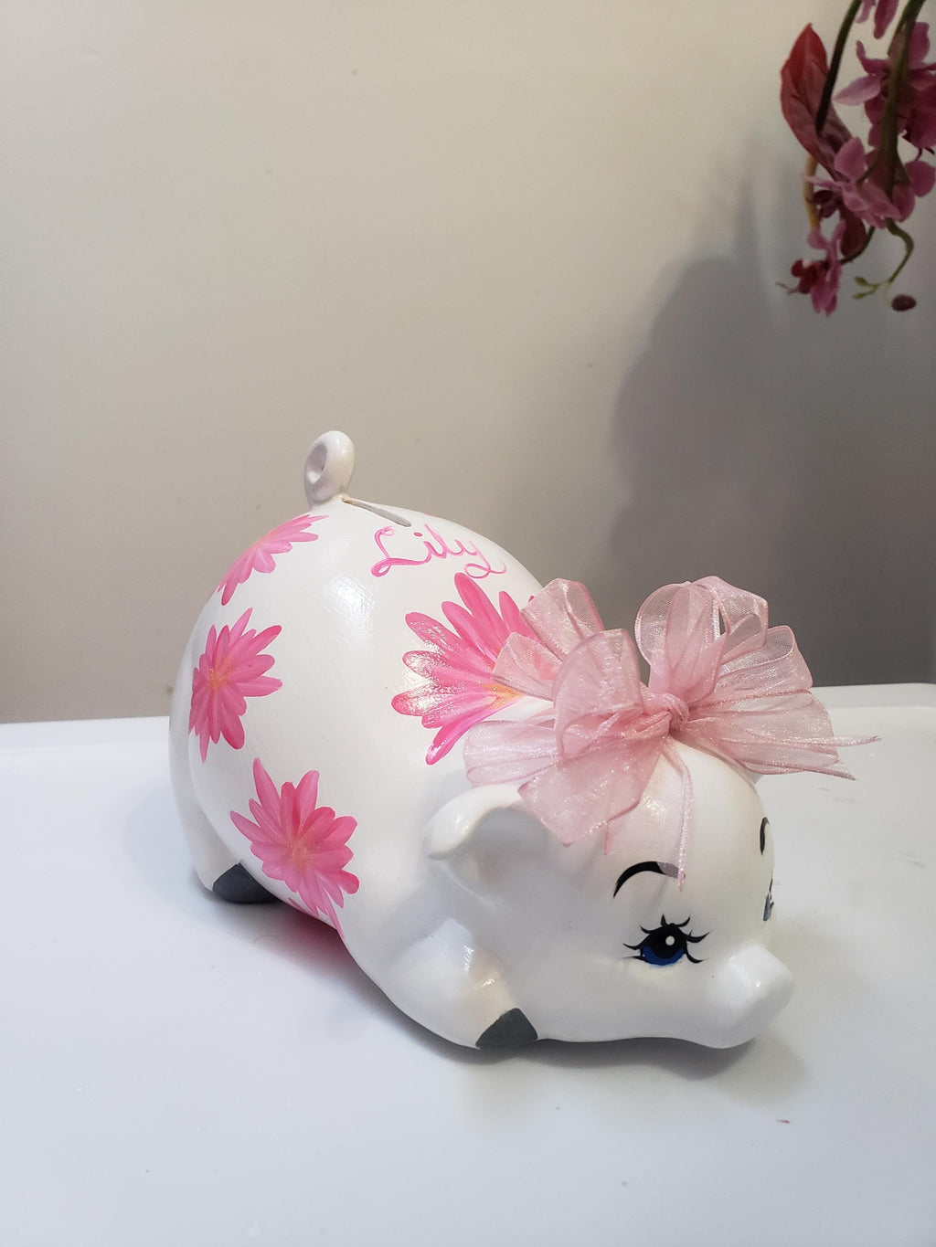 Piggy bank/personalized piggy bank/custom piggy bank/girls piggy bank/baby gift/baby shower gift/birthday gift