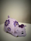 Personalized piggy bank/girls piggy bank/purple piggy bank/baby gift/baby shower gift