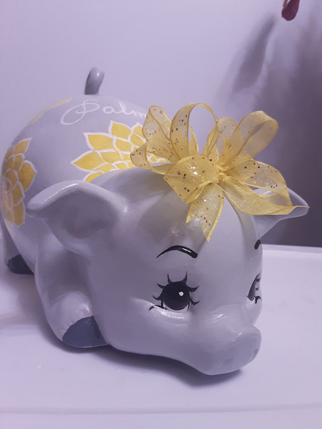 Piggy bank/personalized piggy bank/girls piggy bank/ceramic piggy bank/custom piggy bank/baby gift/baby shower gift