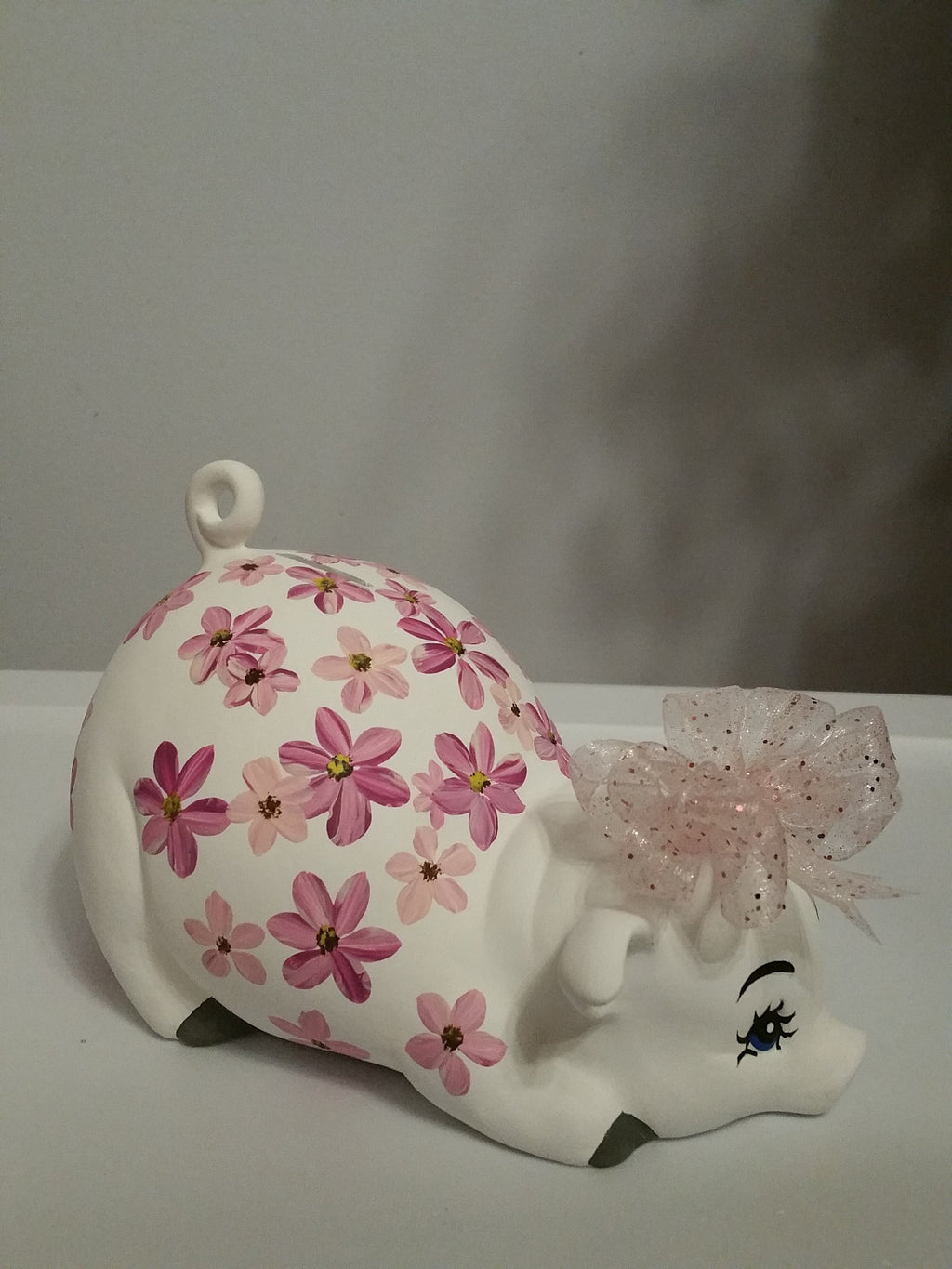 Piggy bank/personalized piggy bank/custom piggy bank/girls piggy bank/ceramic piggy bank/baby gift/baby shower gift/birthday gift