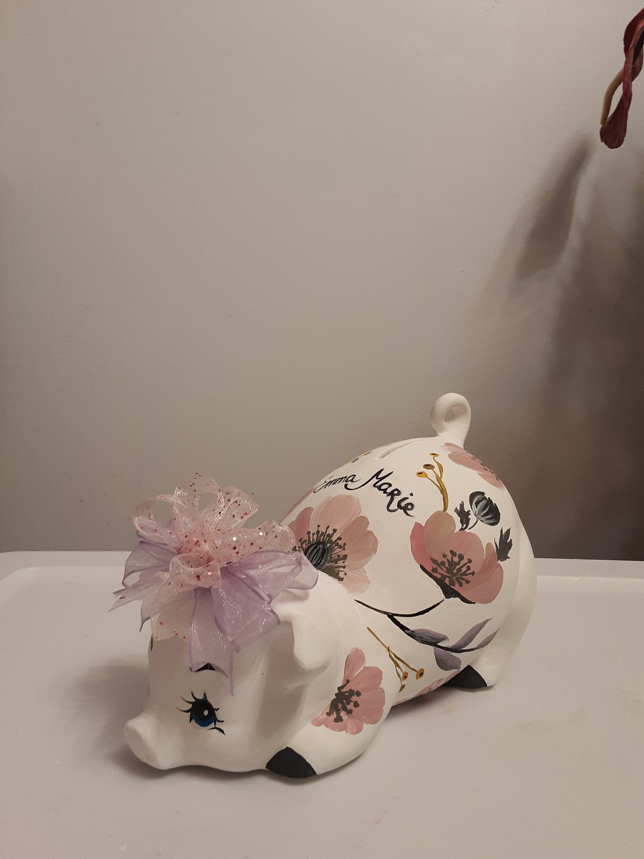 Large Piggy bank/personalized piggy bank/custom piggy bank/girls piggy bank/baby gift/baby shower gift/birthday gift