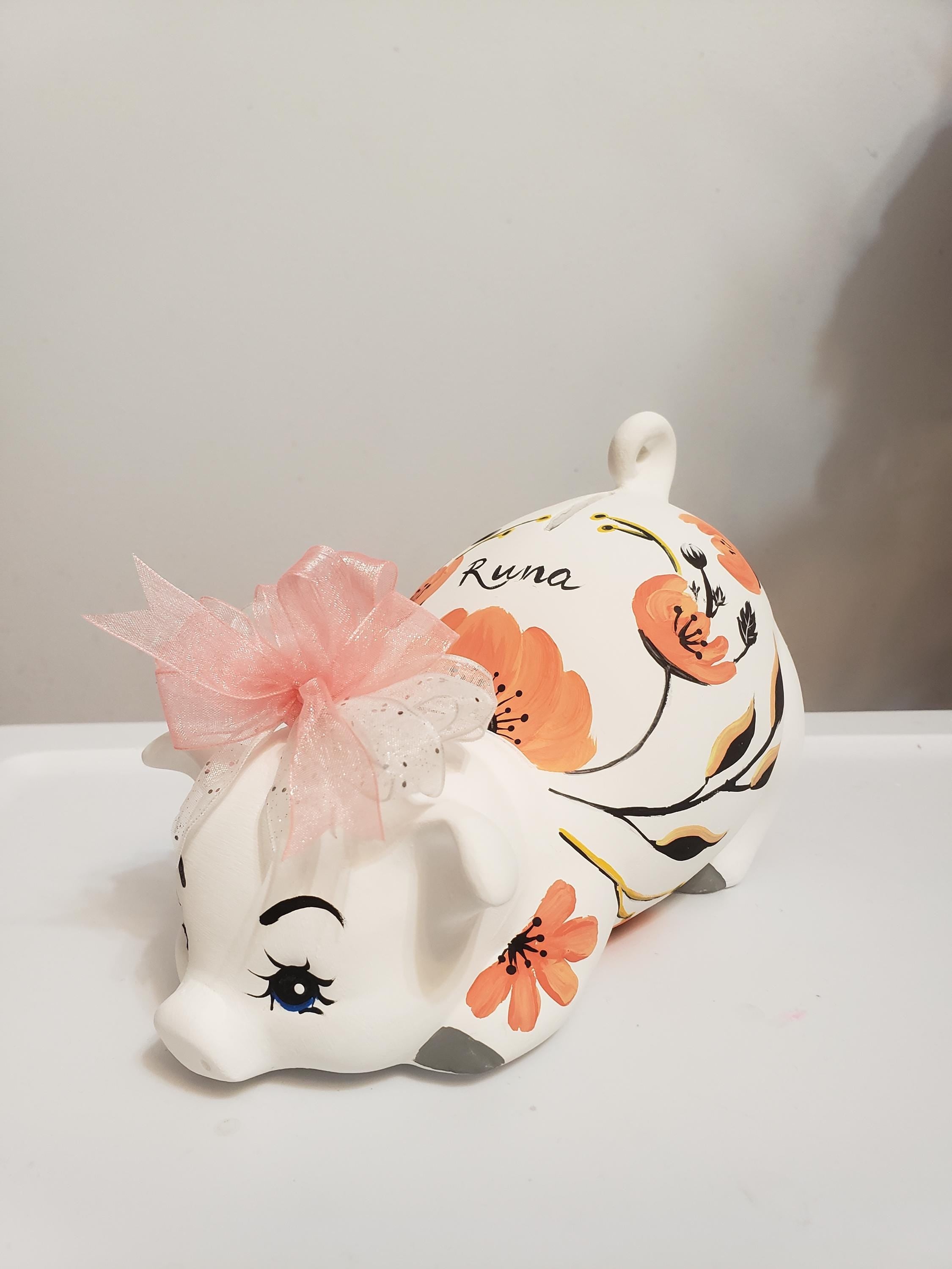 Piggy bank/personalized piggy bank/custom piggy bank/girls piggy bank/baby gift/baby shower gift/birthday gift