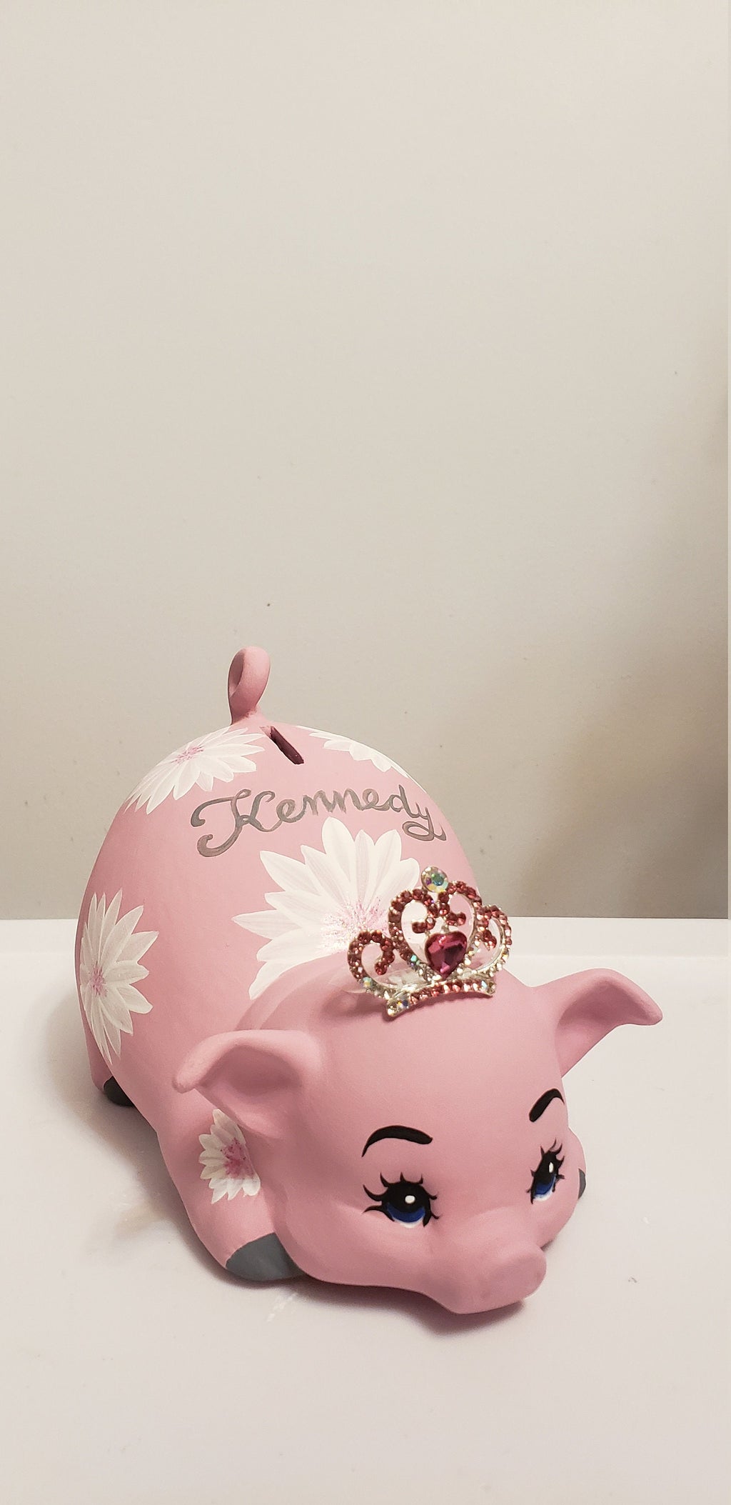 Piggy bank/Personalized piggy bank/girls piggy bank/baby bank/ceramic piggy bank/Baby gift/Baby shower gift