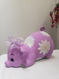 Piggy bank/large piggy bank/girls piggy bank/ceramics piggy bank/baby gift/baby shower gift