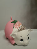 Piggy bank/personalized piggy bank/custom piggy bank/girls piggy bank/ceramic piggy bank/baby gift/baby shower gift/birthday gift