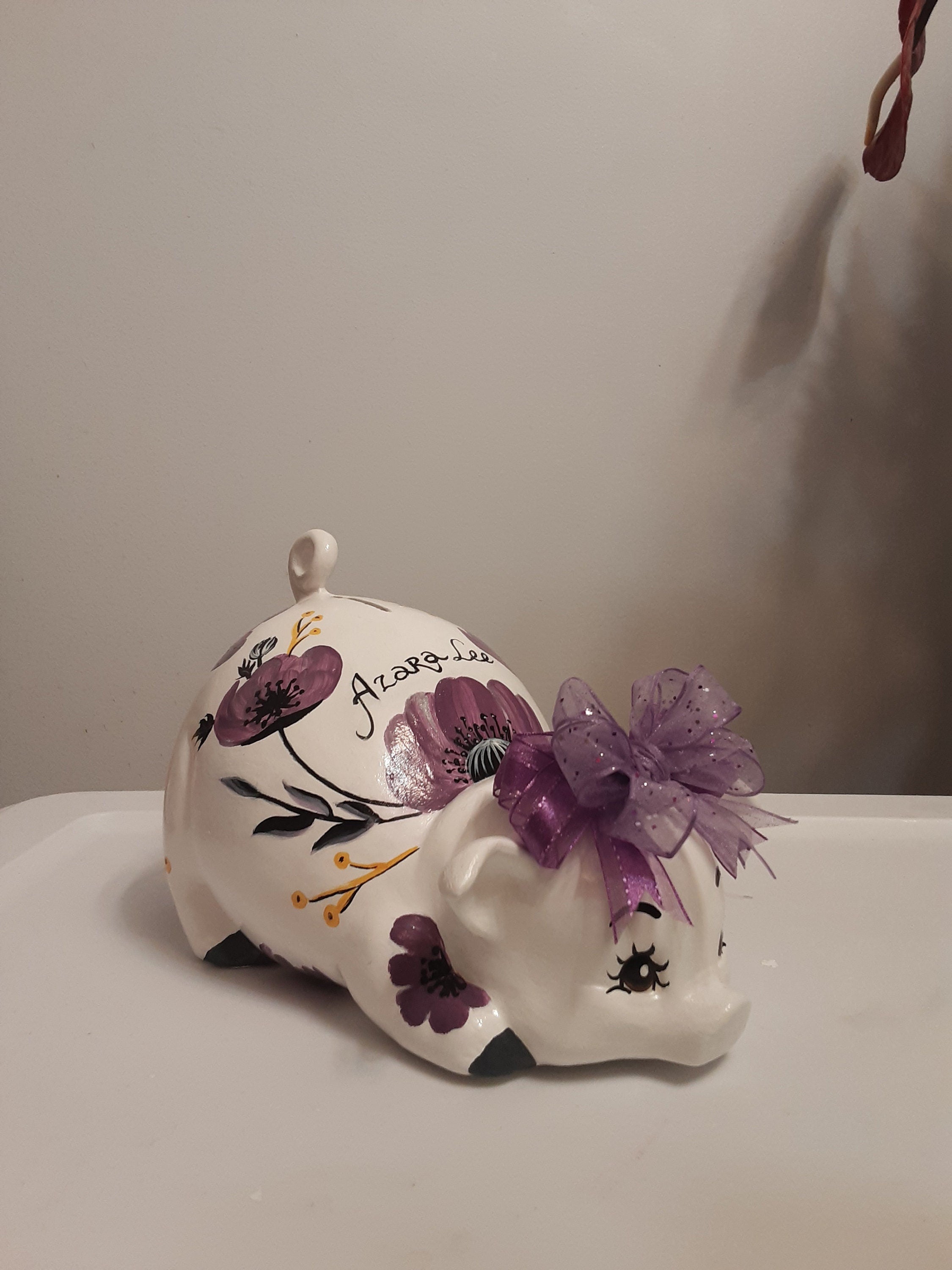 Piggy bank/personalized piggy bank/custom piggy bank/girls piggy bank/baby gift/baby shower gift/birthday gift
