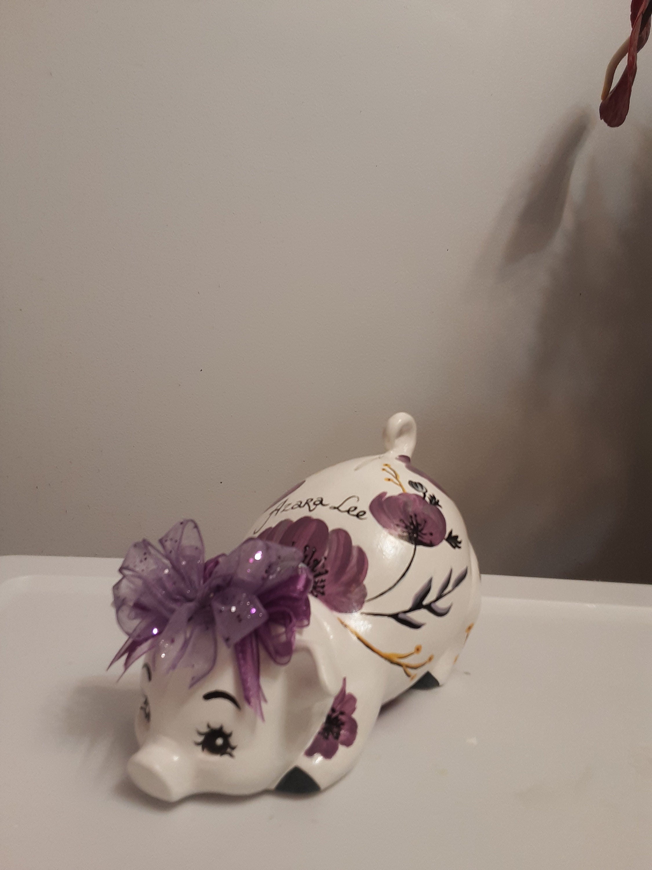 Piggy bank/personalized piggy bank/custom piggy bank/girls piggy bank/baby gift/baby shower gift/birthday gift