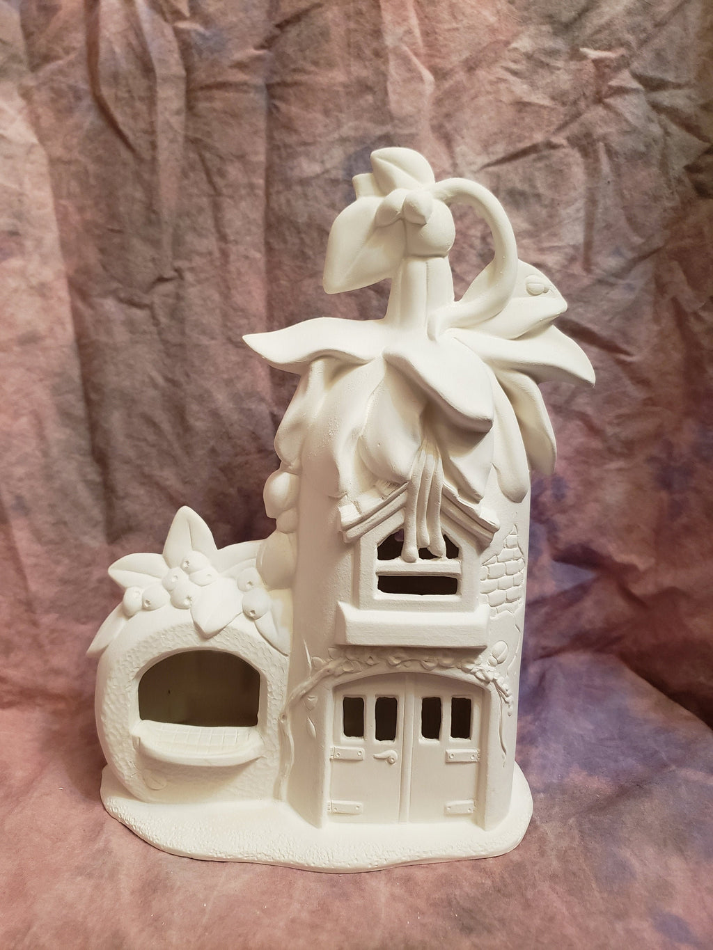 Fairy house-Fuschia Farm & Berry Stand-Ready to paint