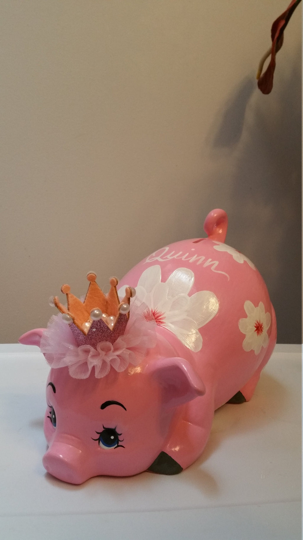 Large piggy bank with personalization/piggy bank/girls piggy bank