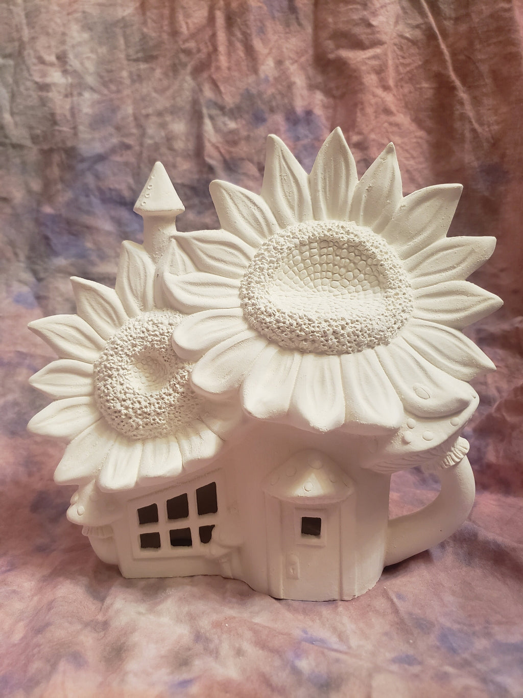 Sunflower fairy house - Paint Your Own Ceramic
