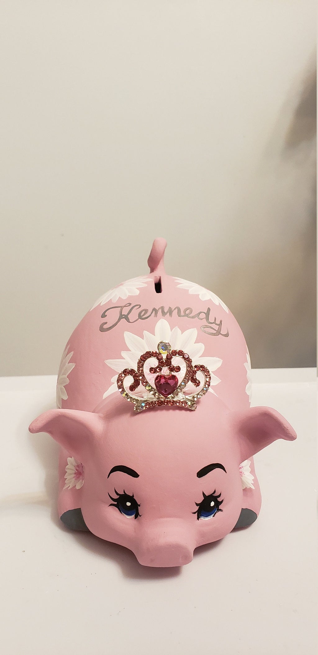 Piggy bank/Personalized piggy bank/girls piggy bank/baby bank/ceramic piggy bank/Baby gift/Baby shower gift