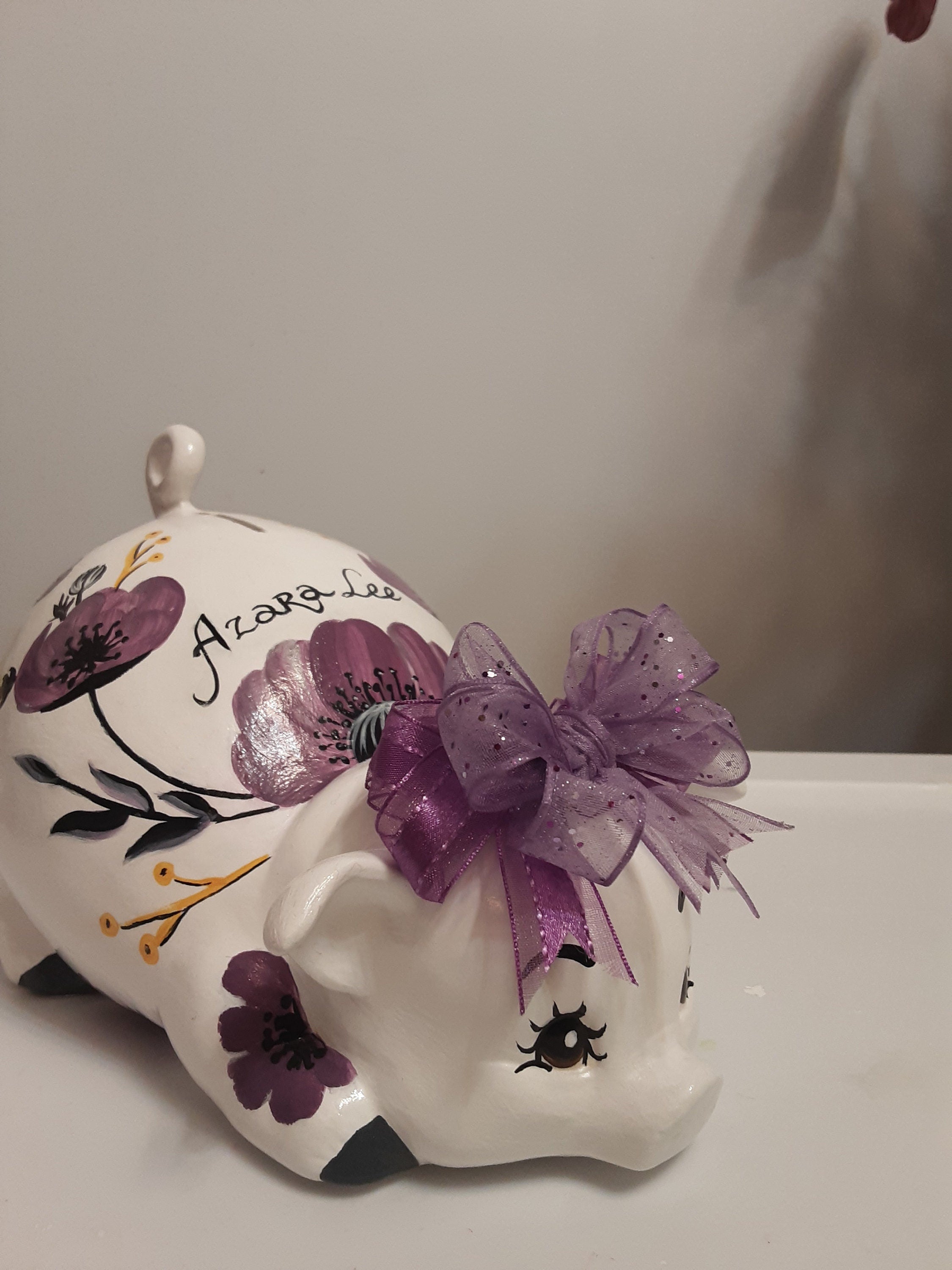 Piggy bank/personalized piggy bank/custom piggy bank/girls piggy bank/baby gift/baby shower gift/birthday gift