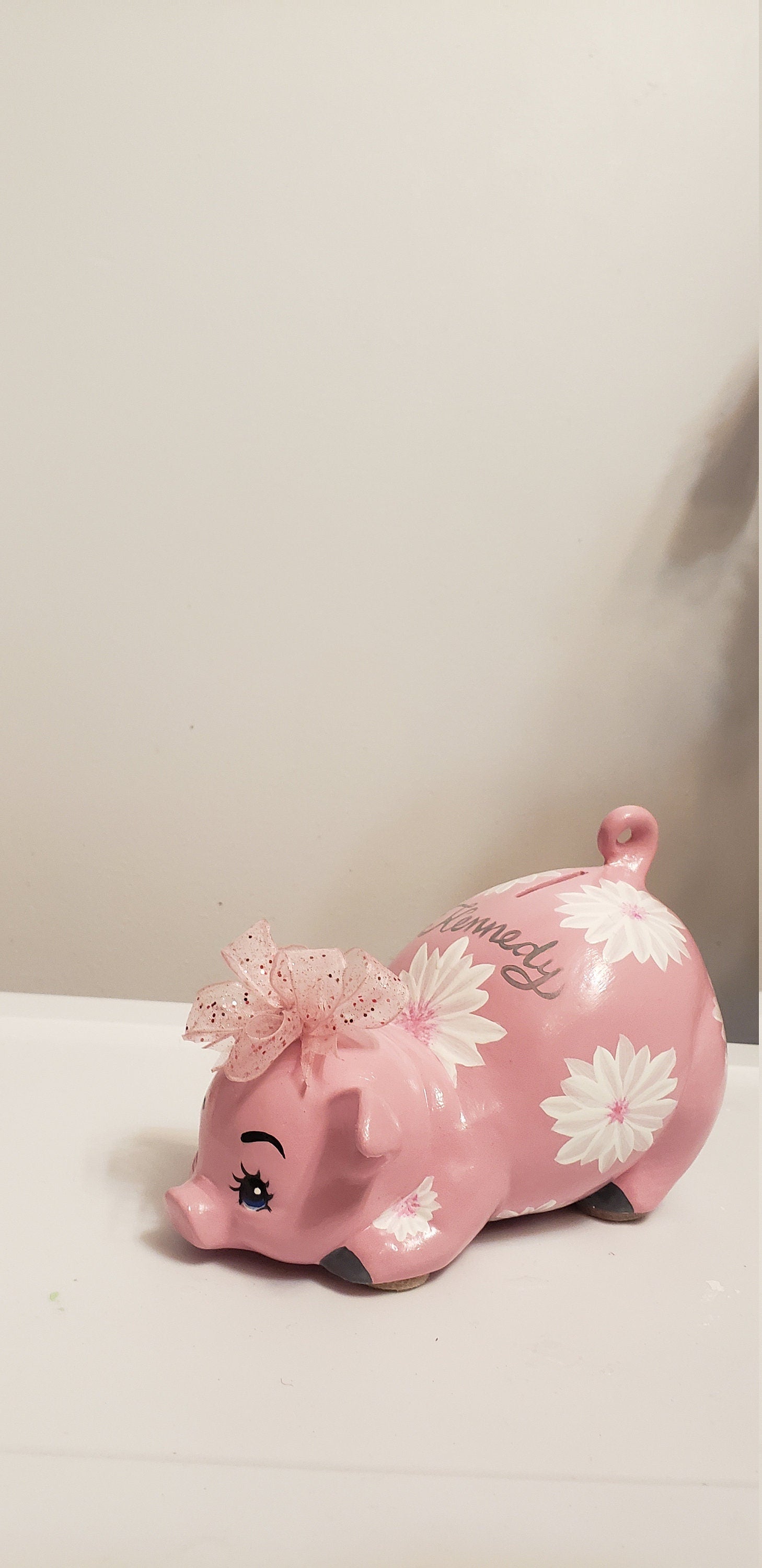 Piggy bank/Personalized piggy bank/girls piggy bank/baby bank/ceramic piggy bank/Baby gift/Baby shower gift