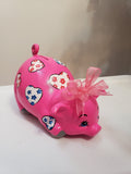 Piggy bank/personalized piggy bank/girls piggy bank/purple piggy bank/floral piggy bank