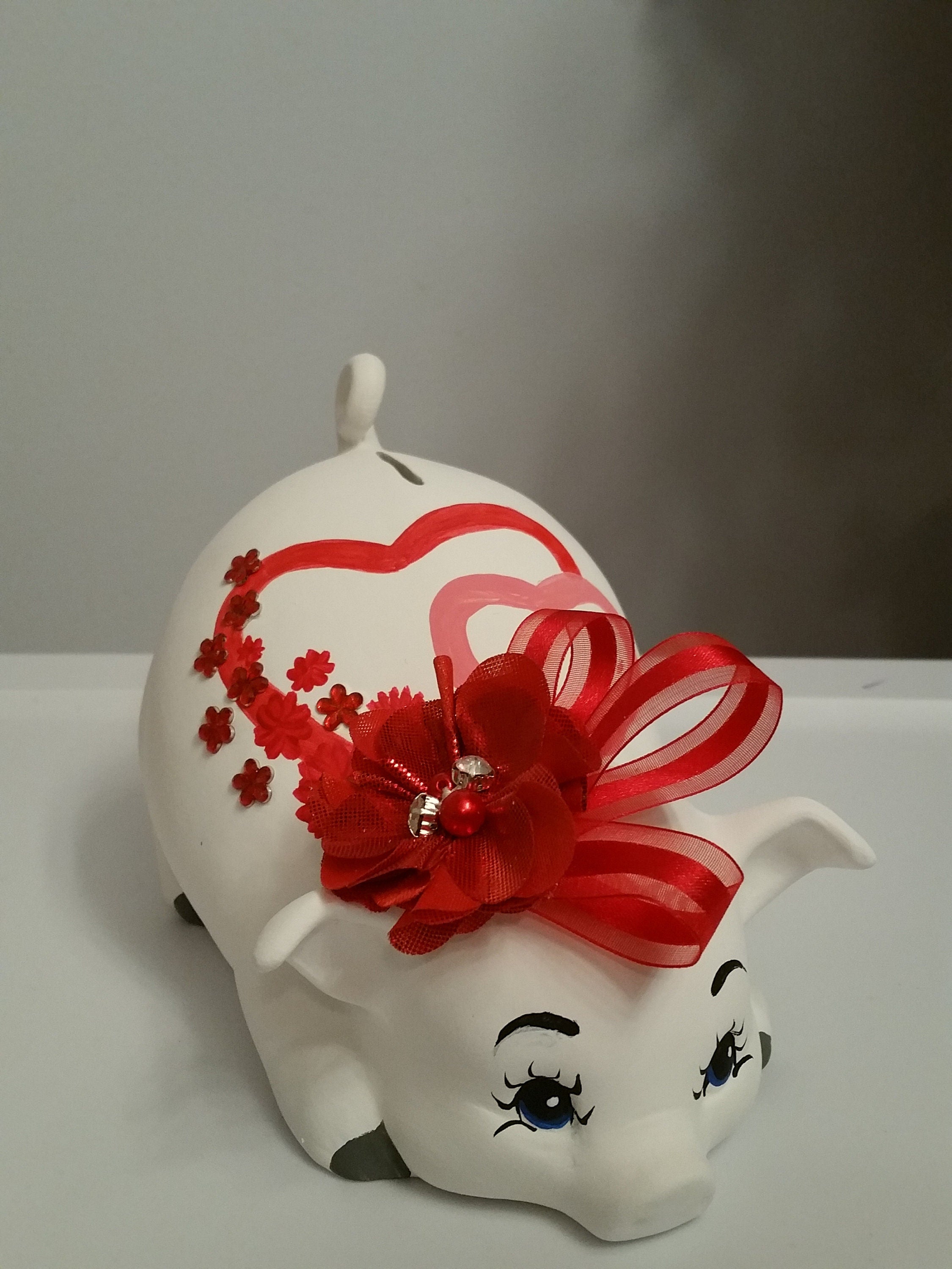 Piggy bank/Valentines Piggy bank/personalized piggy bank/valentine's gift