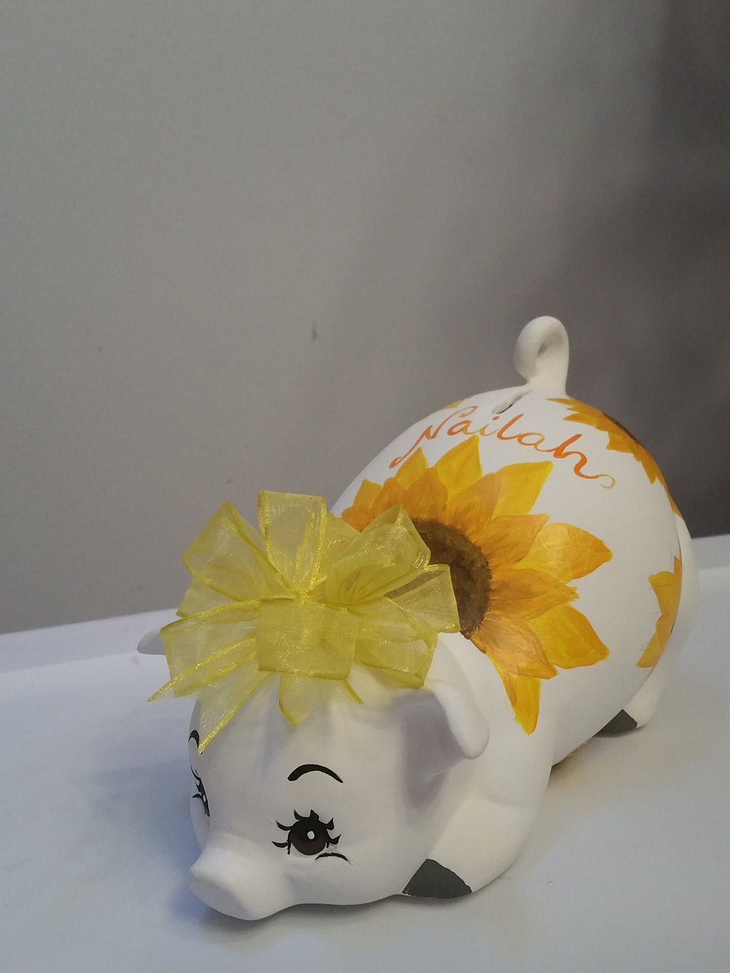 Large piggy bank with personalization/piggy bank/girls piggy bank