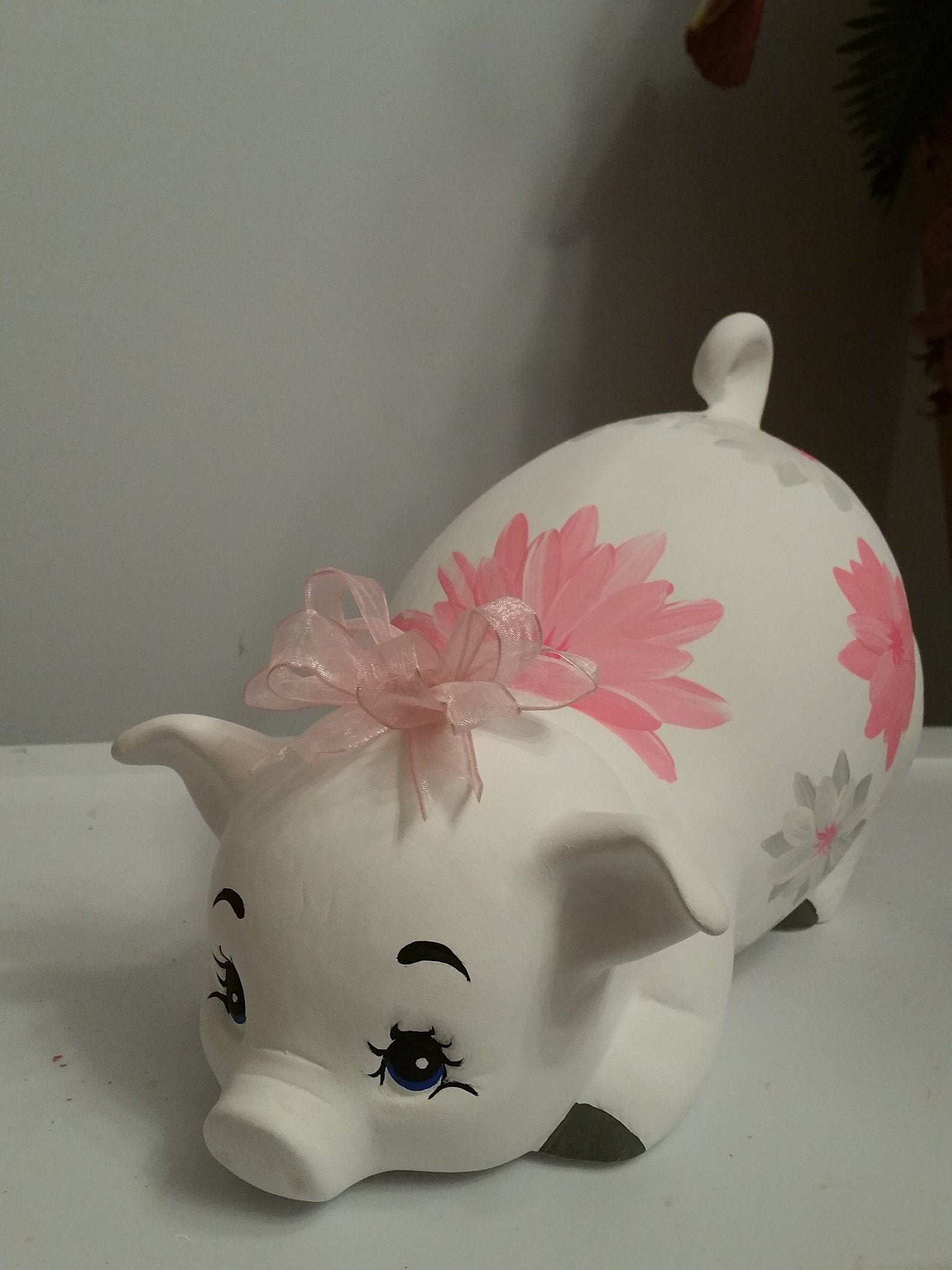 Piggy bank/large piggy bank/girls piggy bank/ceramics piggy bank/baby gift/baby shower gift