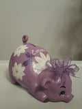 Piggy bank/personalized piggy bank/custom piggy bank/girls piggy bank/ceramic piggy bank/baby gift/baby shower gift/birthday gift