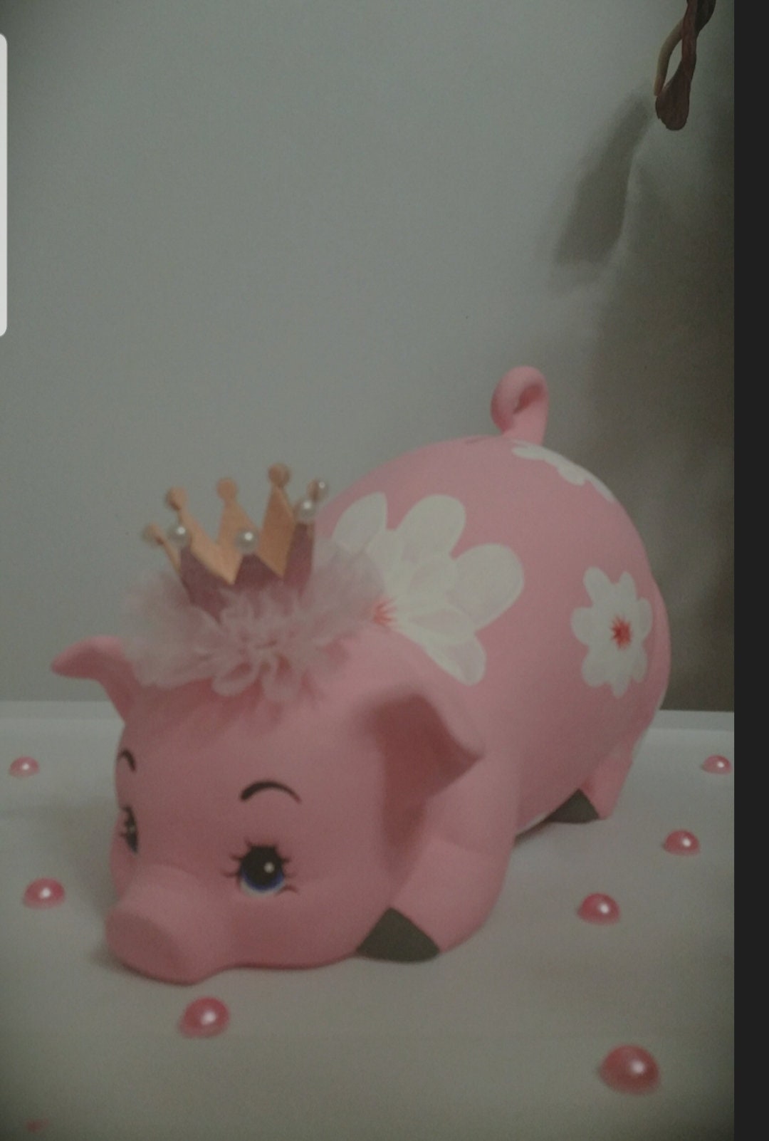 Piggy bank/personalized piggy bank/custom piggy bank/girls piggy bank/ceramic piggy bank/baby gift/baby shower gift/birthday gift