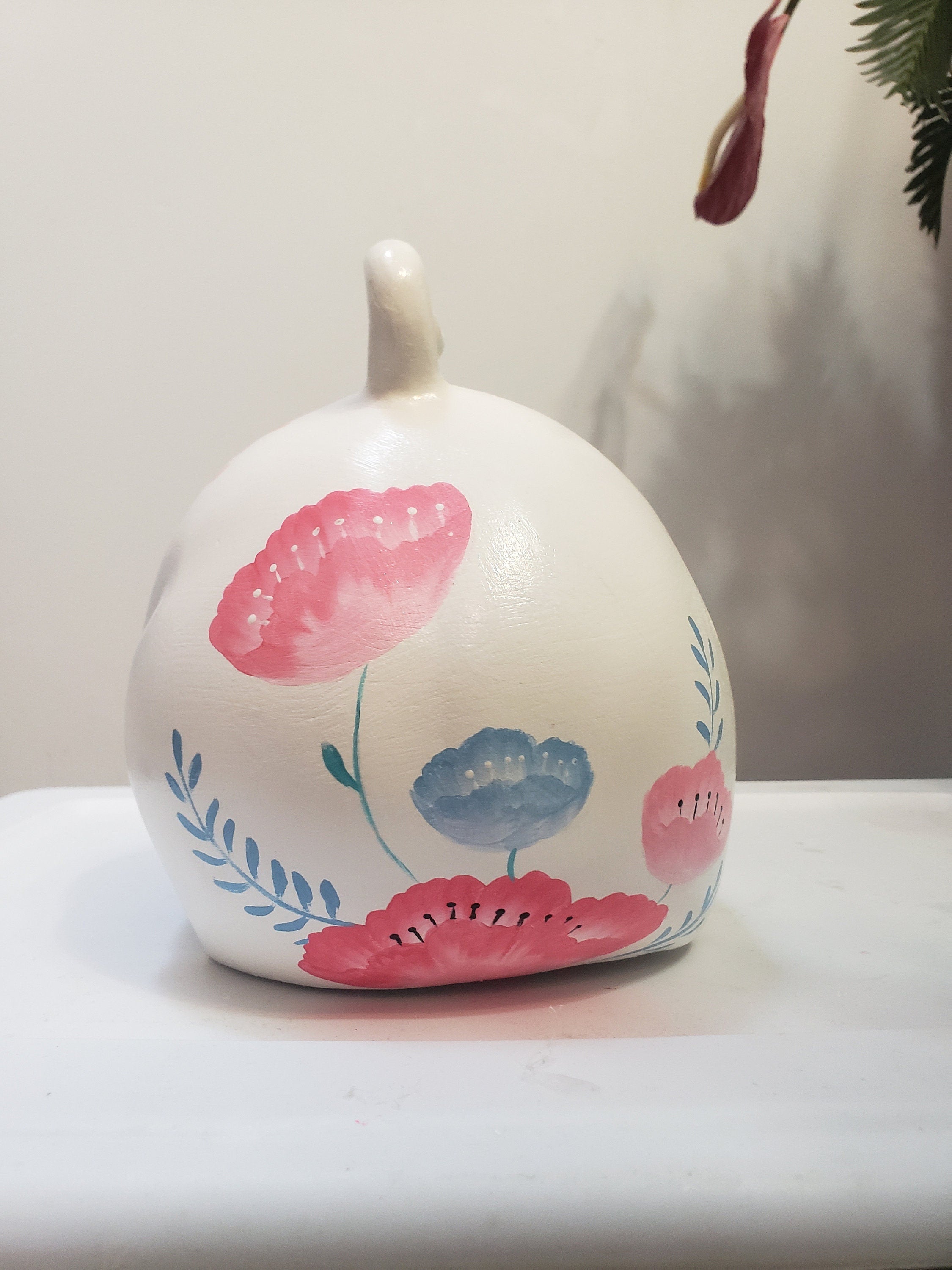 Large custom piggy bank/piggy bank/Ceramic piggy bank/baby gift/baby shower gift