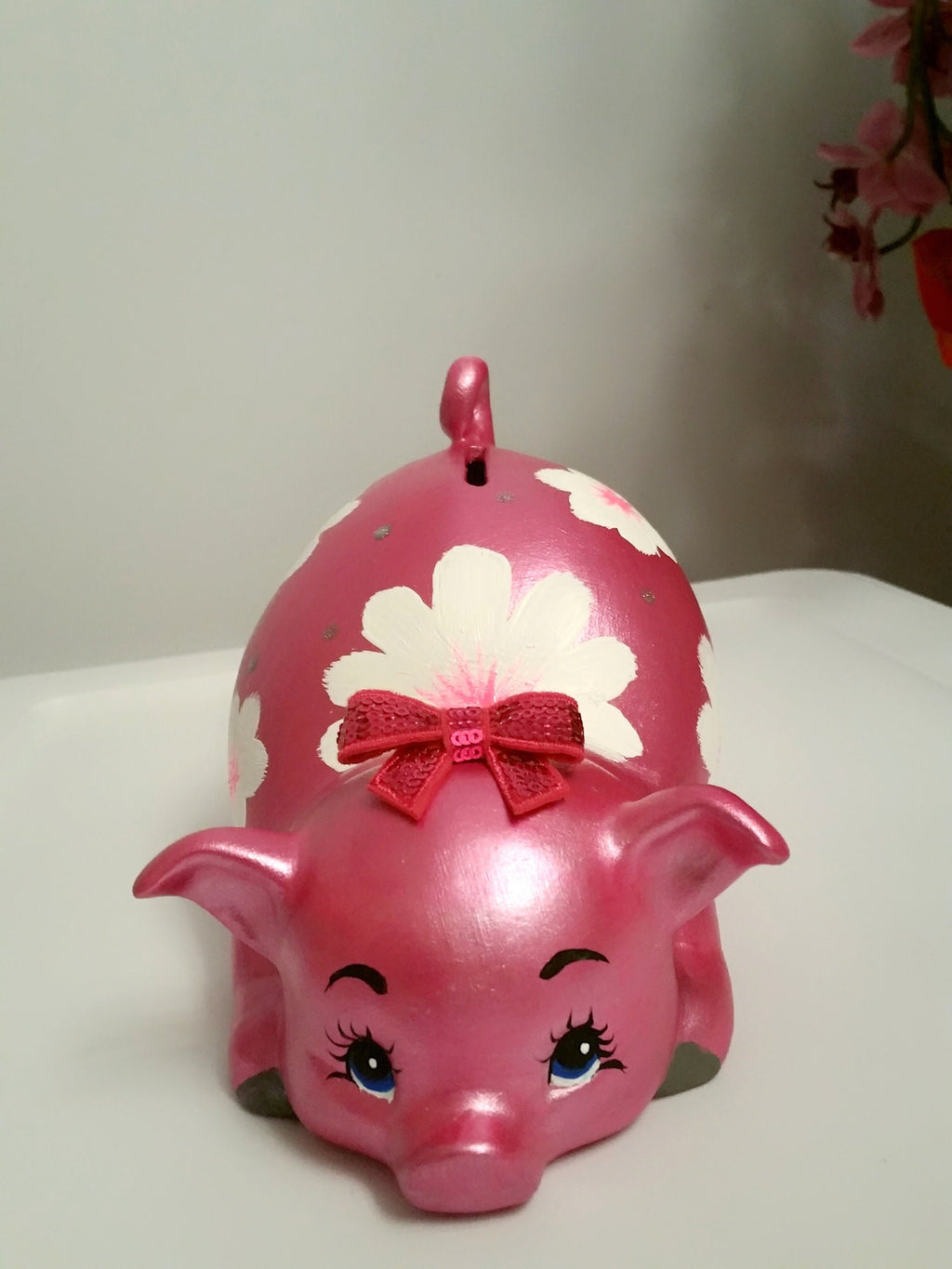 Piggy bank/Personalized piggy bank/girls piggy bank/baby bank/ceramic piggy bank/Baby gift/Baby shower gift