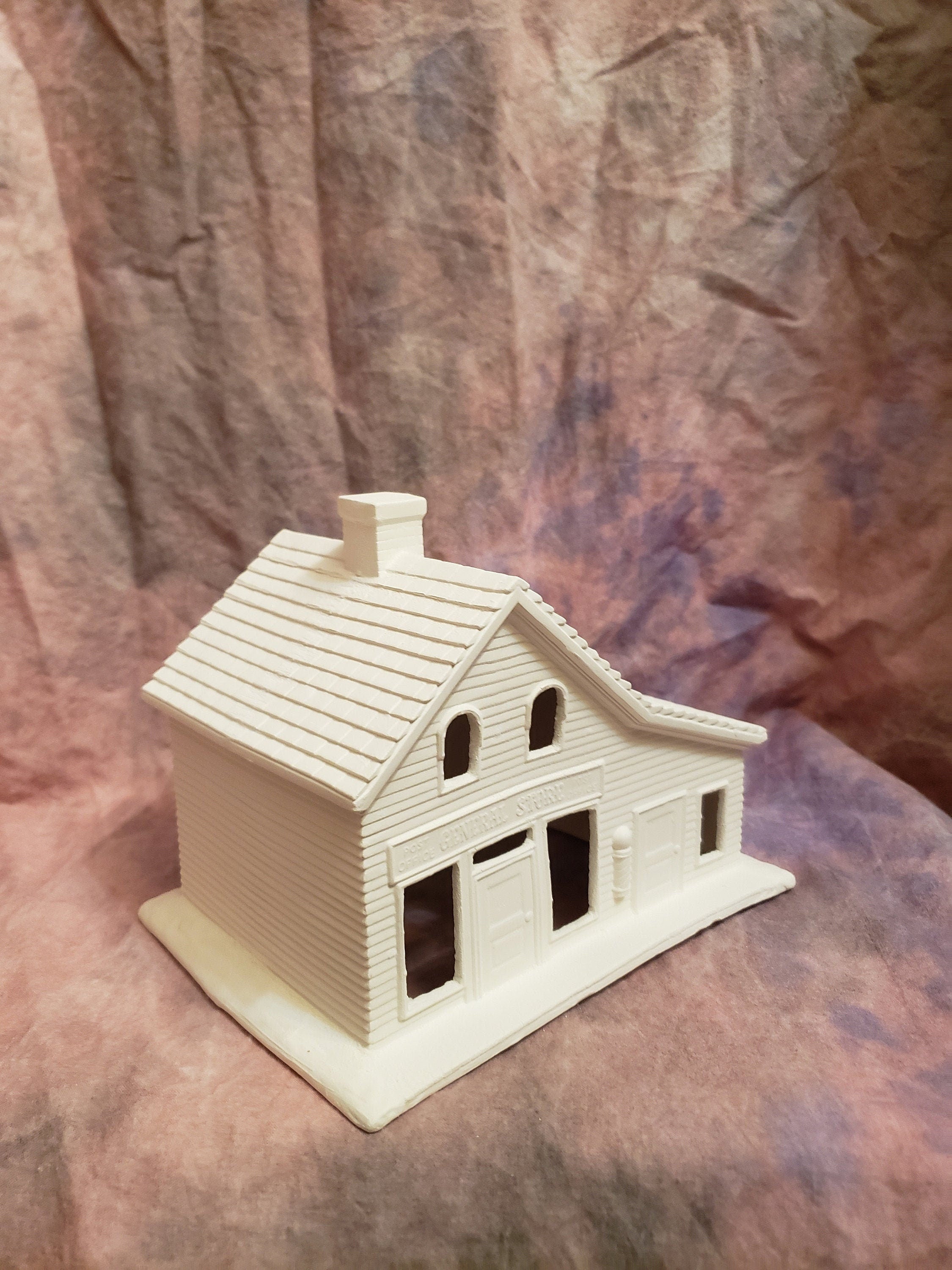 Post office general store bisque/ceramic bisque