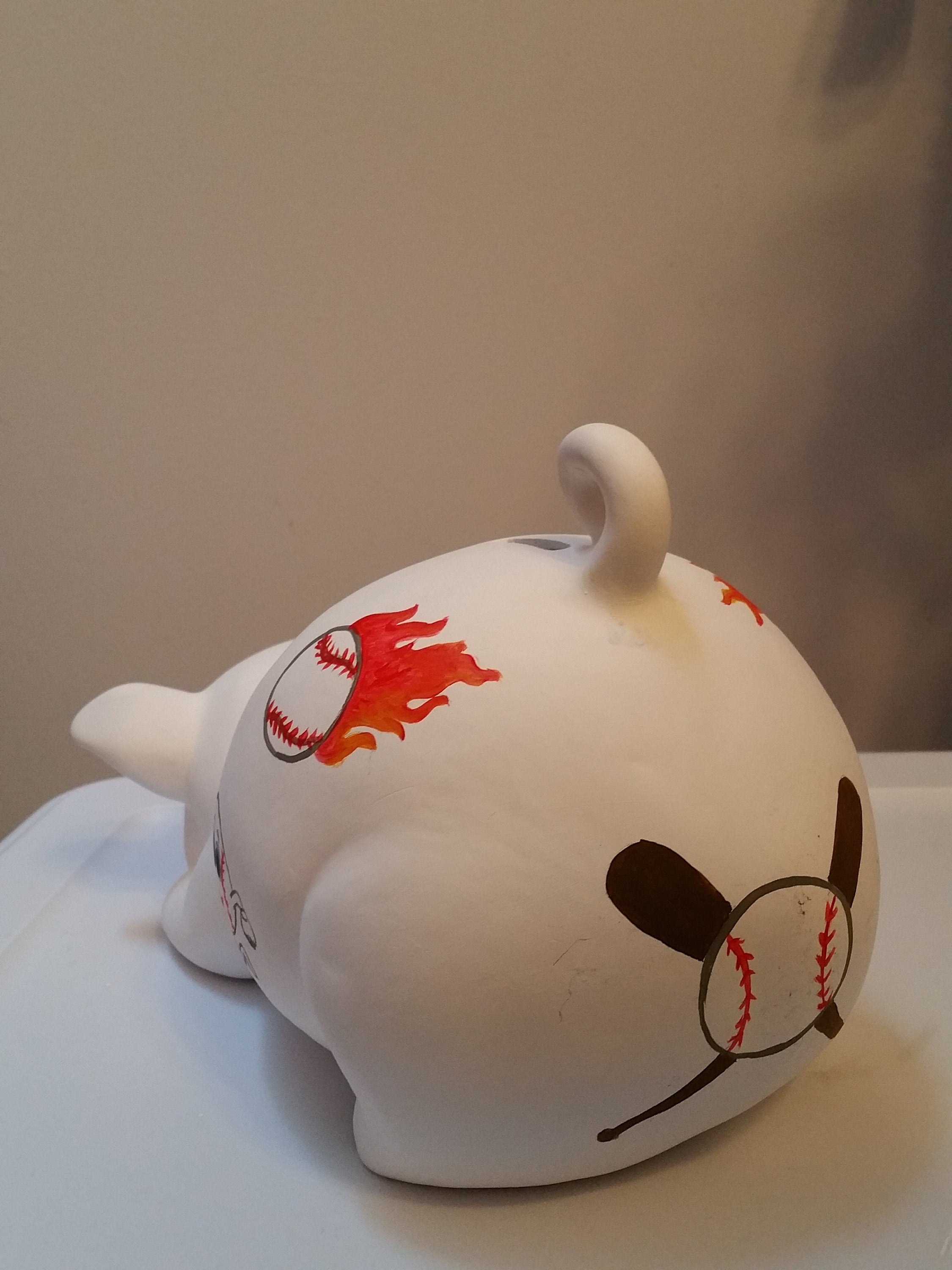 Piggy bank/personalized piggy bank/custom piggy bank/boys piggy bank/ceramic piggy bank/baby gift/baby shower gift/birthday gift