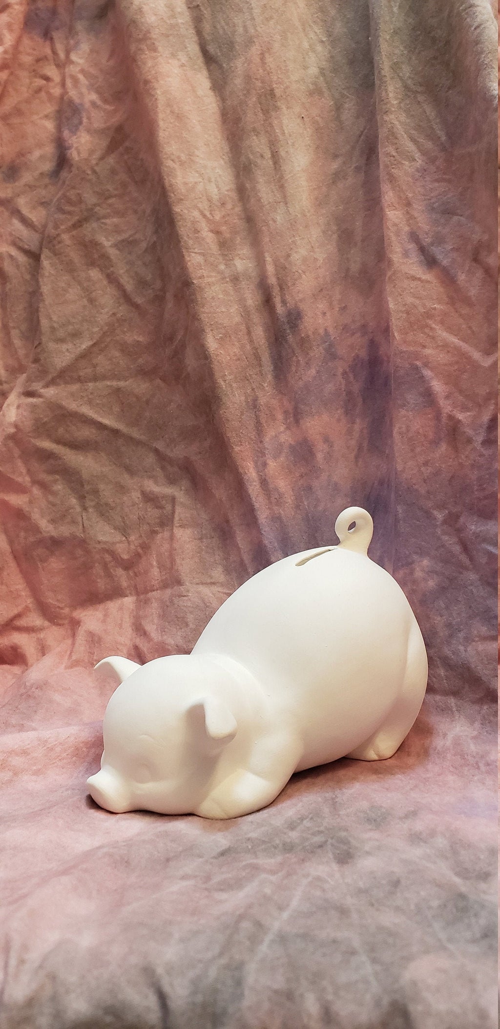 Ceramic bisque piggy bank/paint-your-own piggy bank