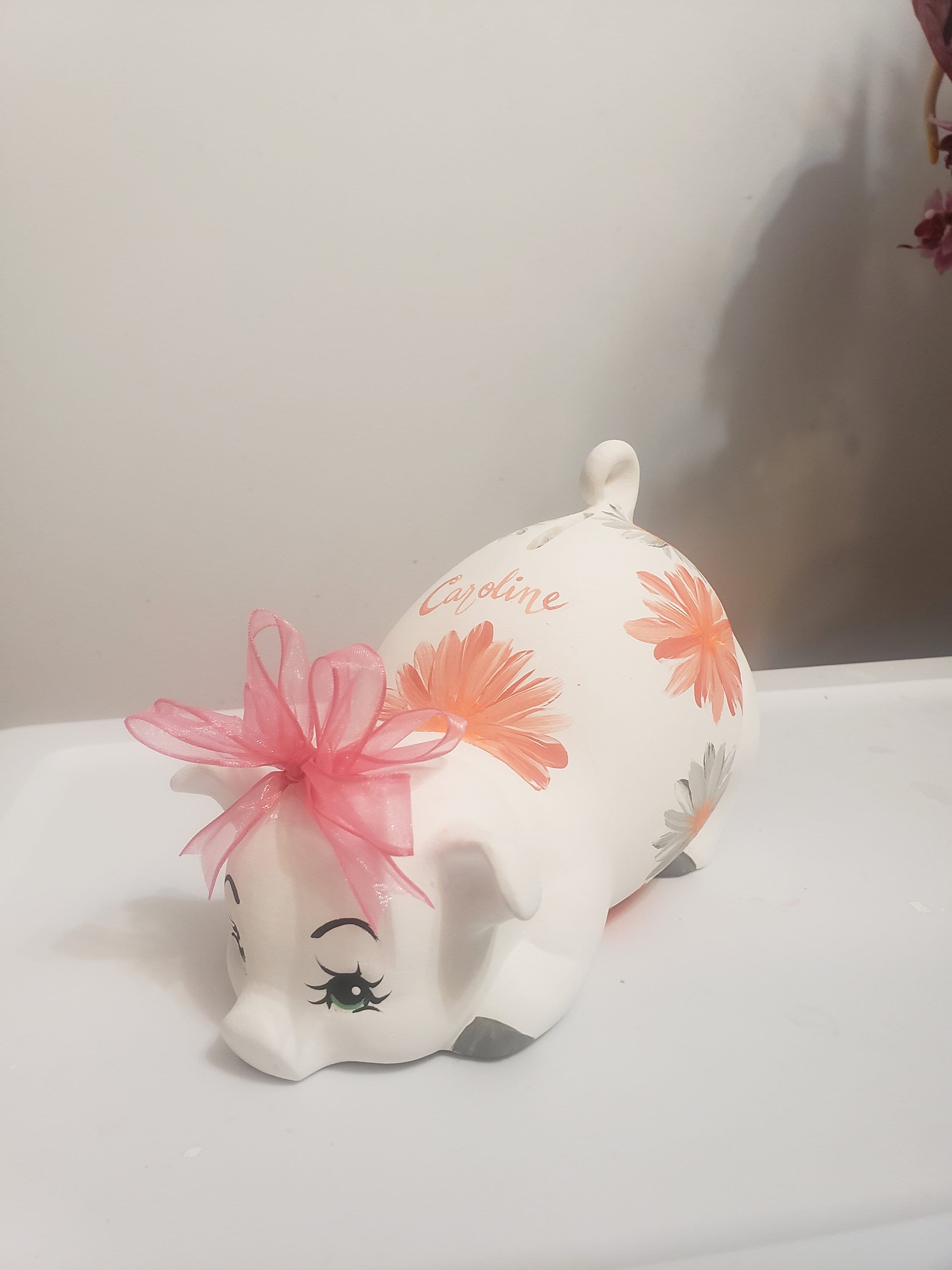 Piggy bank/personalized piggy bank/custom piggy bank/girls piggy bank/baby gift/baby shower gift/birthday gift