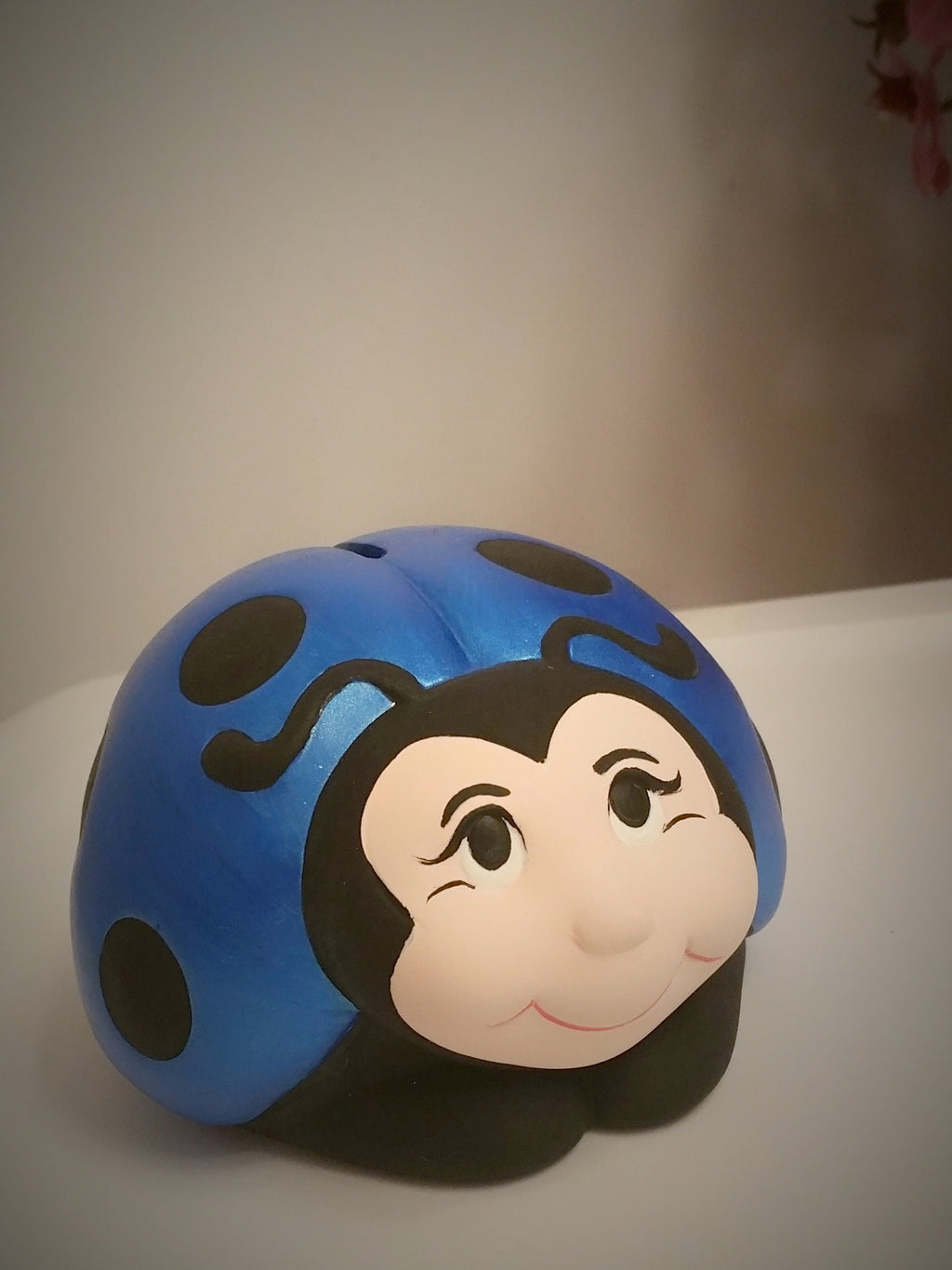 Personalized lady bug bank/lady bug bank/baby bank/baby shower gift/baby gift