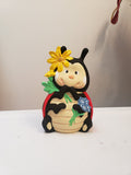 Lady Bug Bank - painted - personalizable