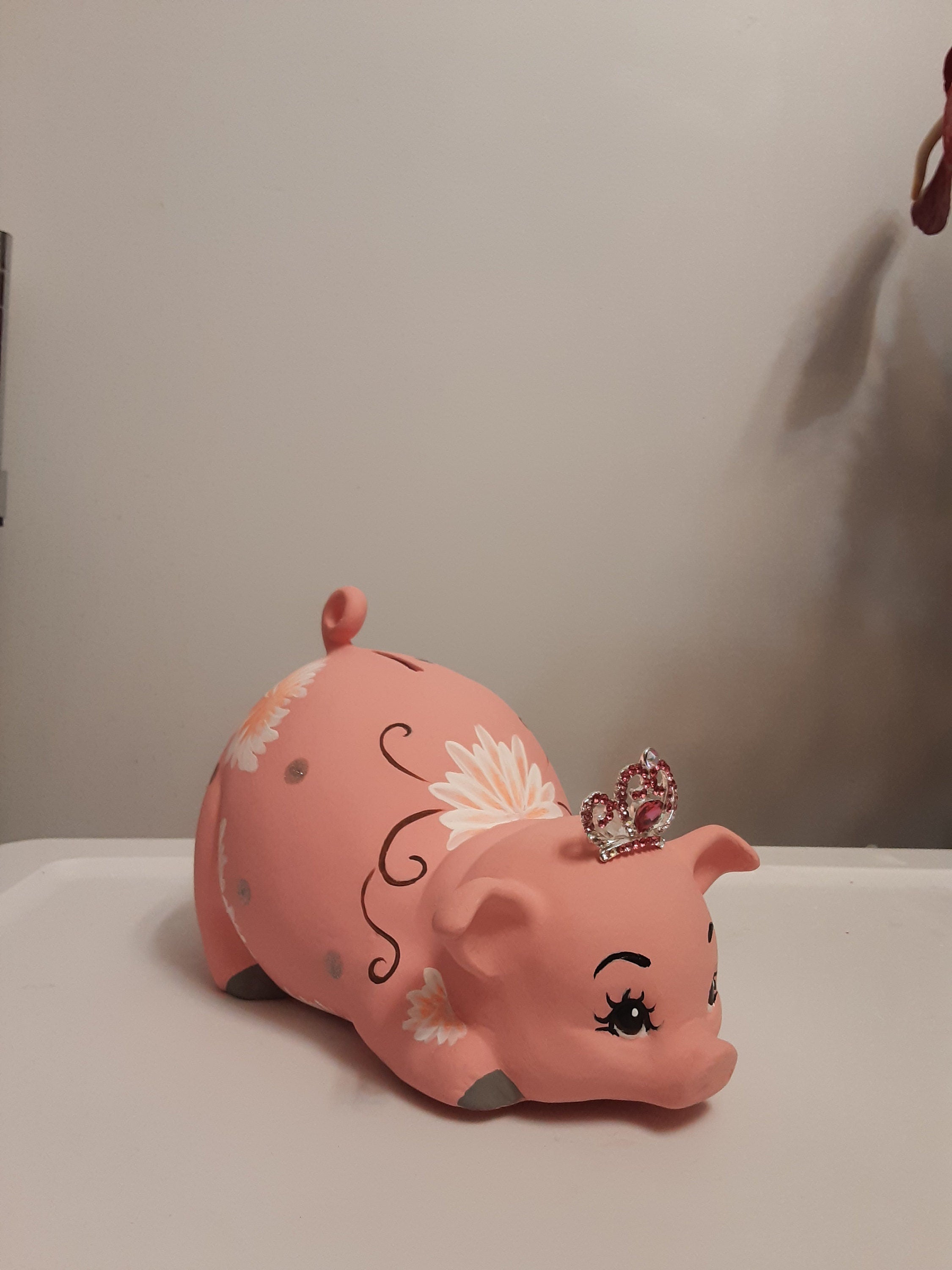 Personalized piggy bank/girls piggy bank/baby bank/baby gift/baby shower gift