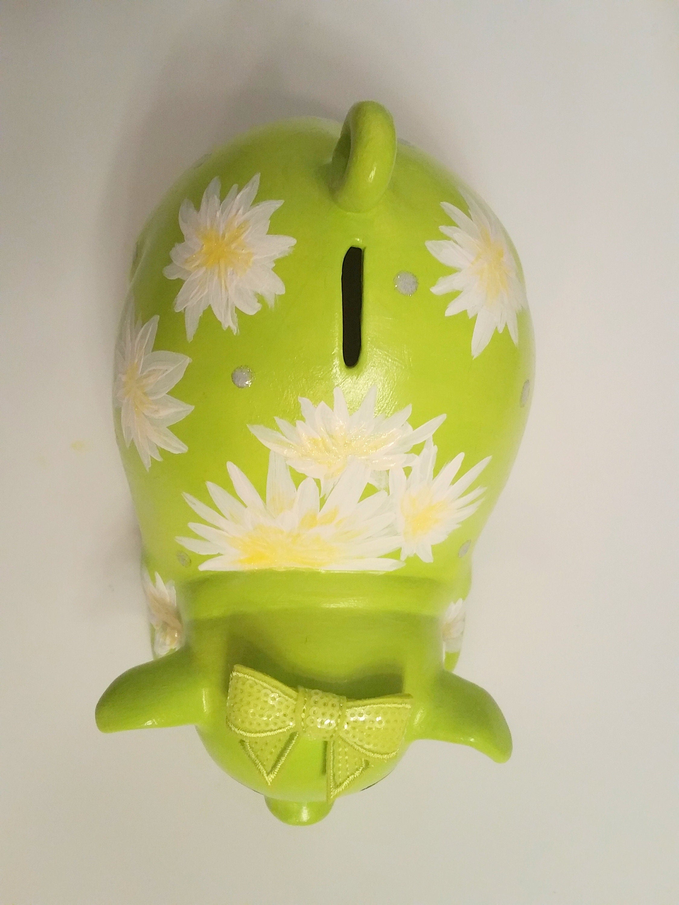 Piggy bank/Personalized piggy bank/piggy bank/girls piggy bank/ceramics piggy bank/baby gift/baby shower gift