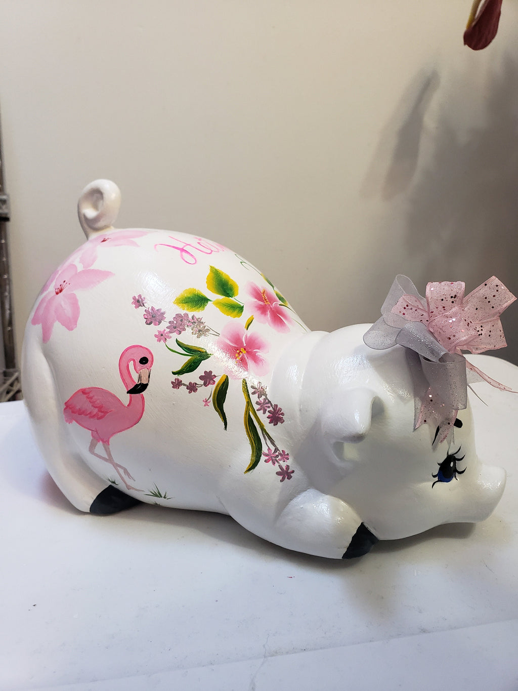 Piggy bank/personalized piggy bank/large piggy bank/girls piggy bank/baby bank/baby's gift/baby shower gift