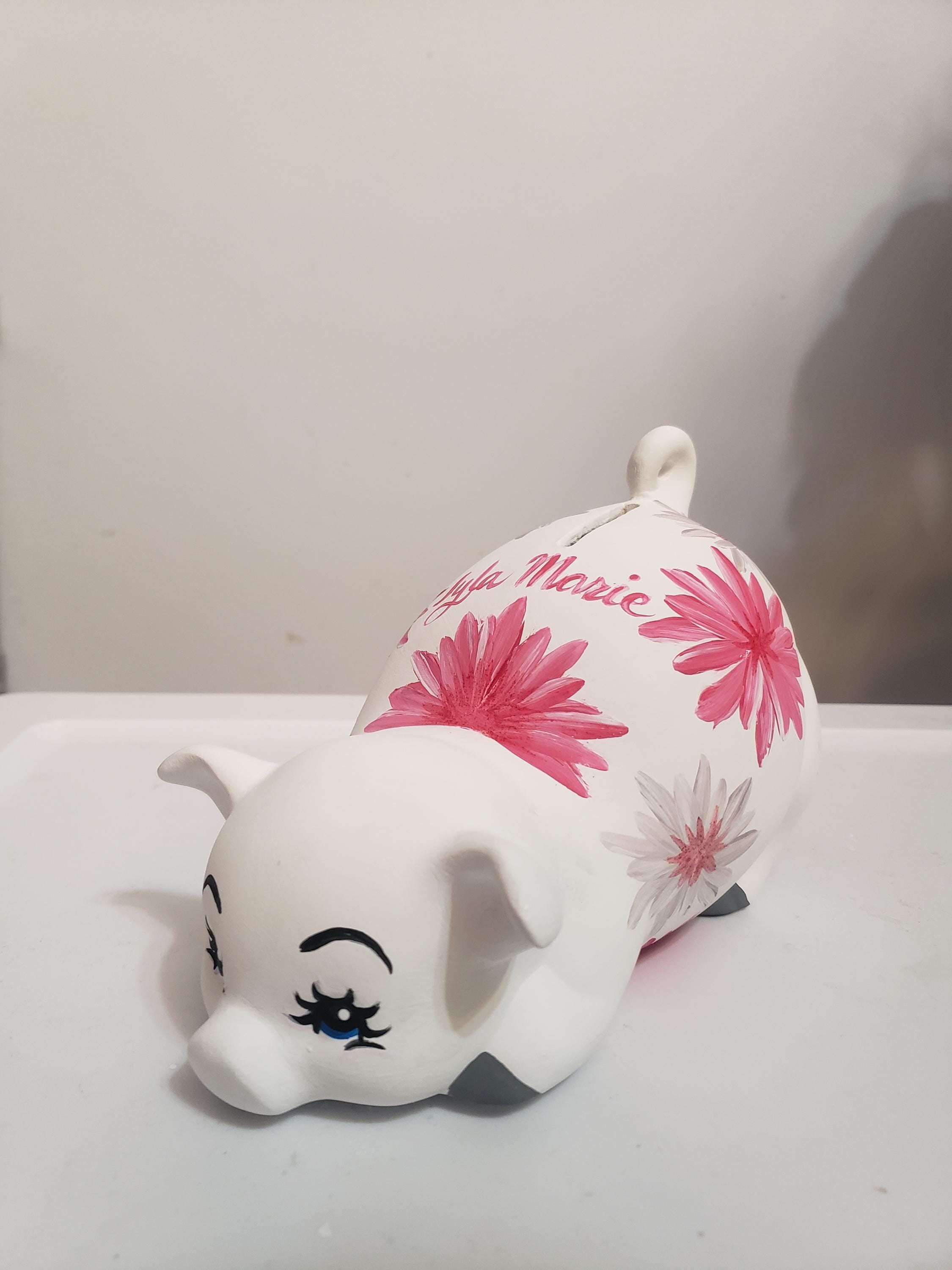 Piggy bank/personalized piggy bank/custom piggy bank/girls piggy bank/baby gift/baby shower gift/birthday gift