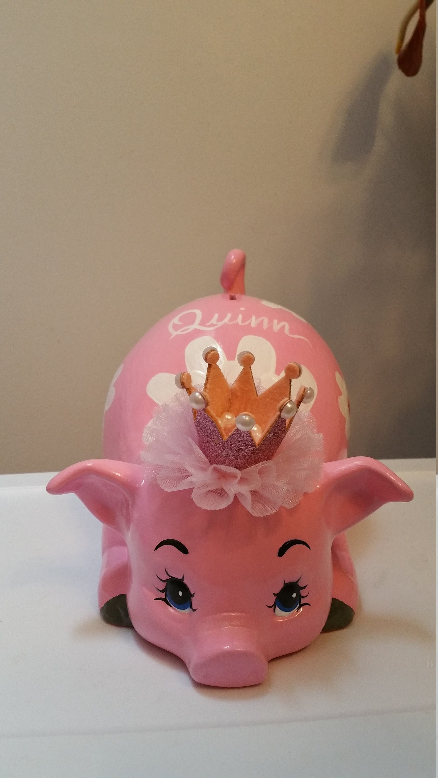 Large piggy bank with personalization/piggy bank/girls piggy bank