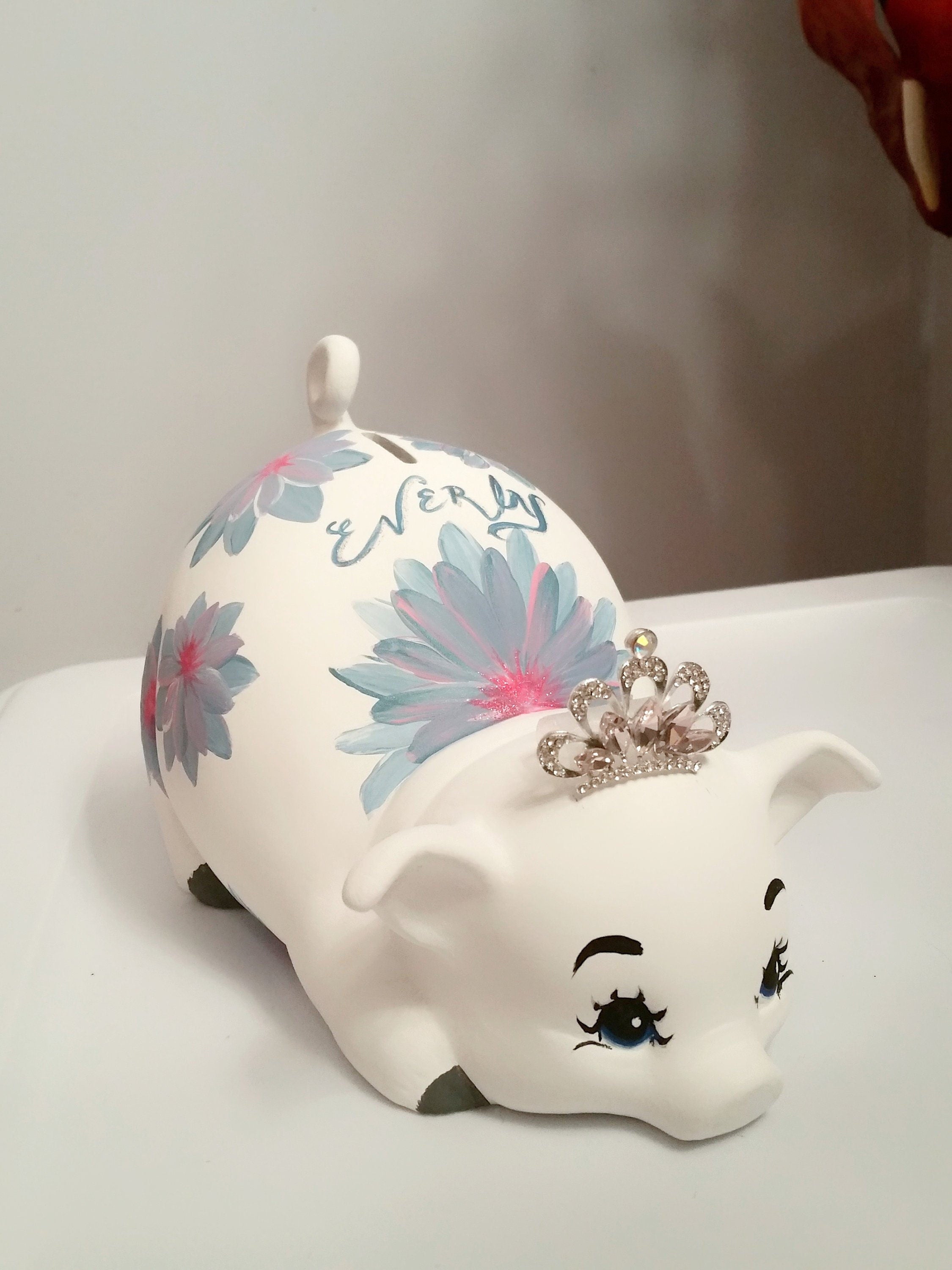 Piggy bank/personalized piggy bank/custom piggy bank/girls piggy bank/baby gift/baby shower gift/birthday gift