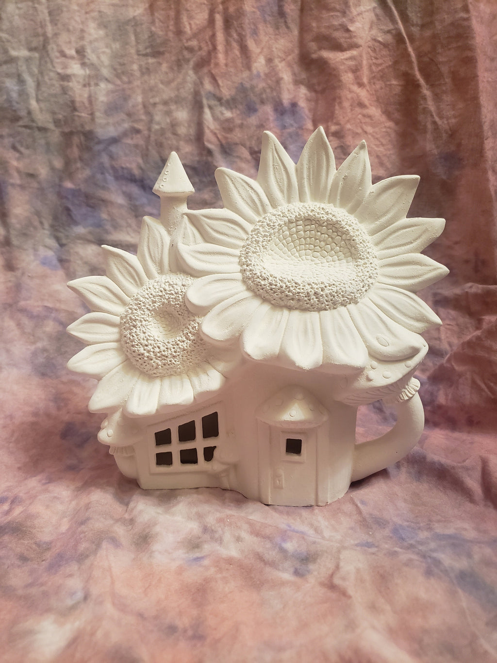 Sunflower fairy house - Paint Your Own Ceramic
