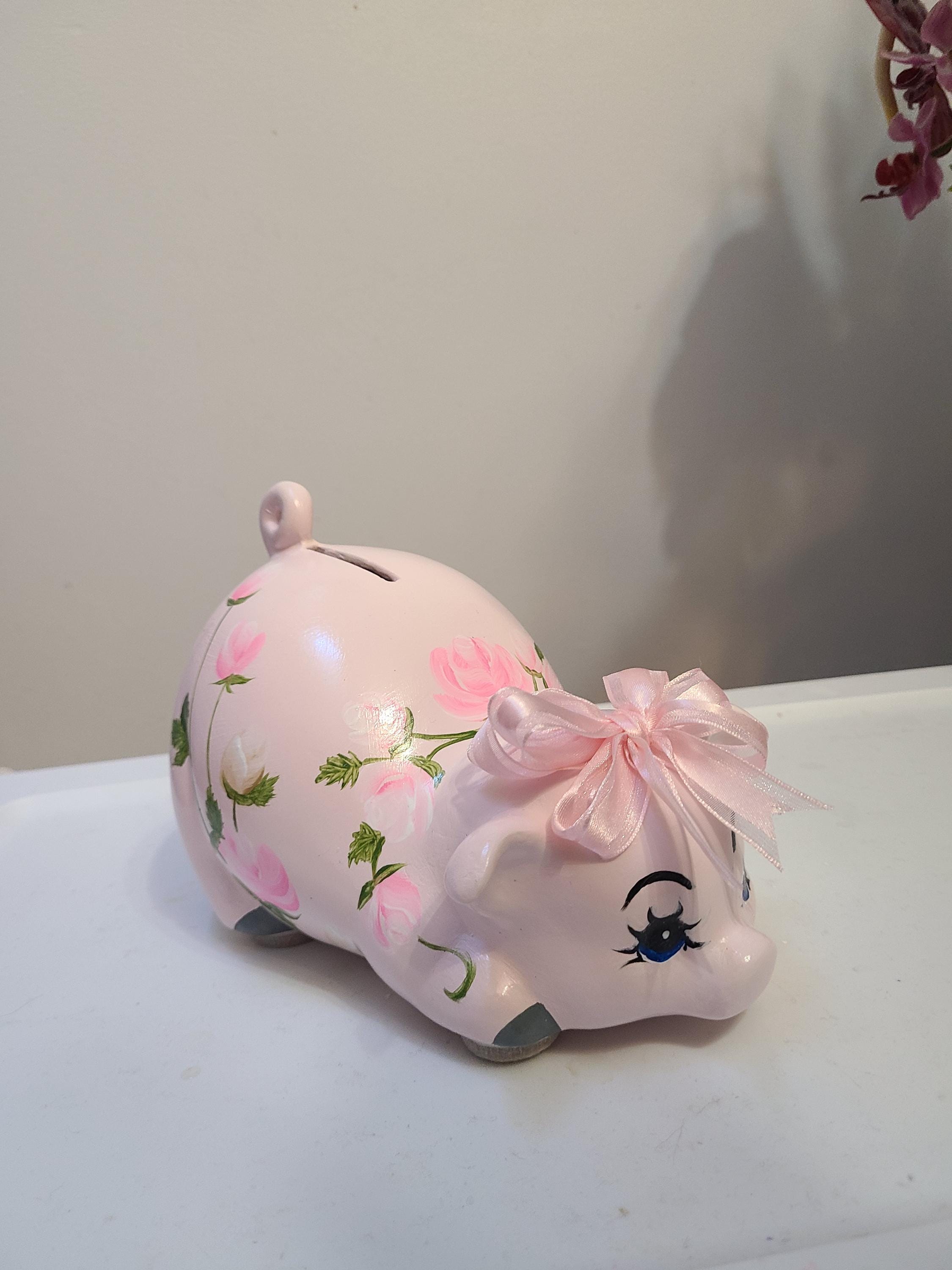 Piggy bank/personalized piggy bank/custom piggy bank/girls piggy bank/baby gift/baby shower gift/birthday gift