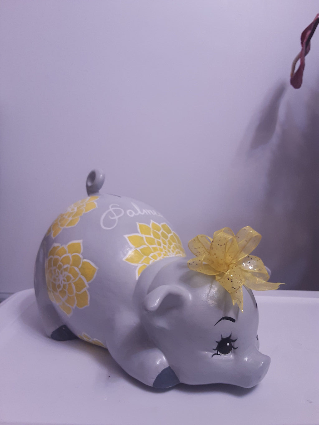 Piggy bank/personalized piggy bank/girls piggy bank/ceramic piggy bank/custom piggy bank/baby gift/baby shower gift