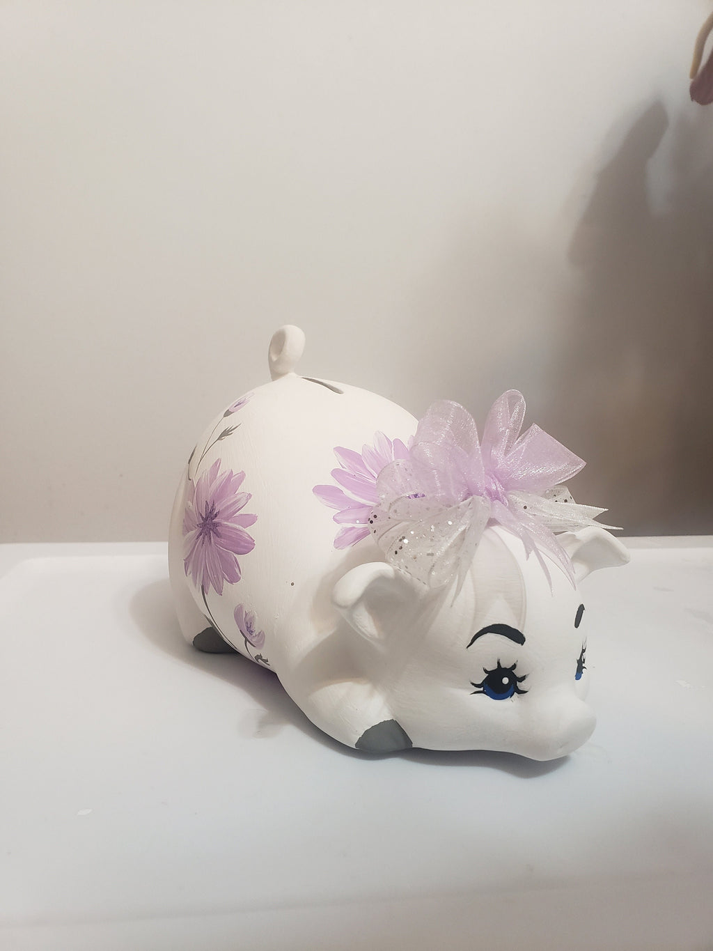 Piggy bank/personalized piggy bank/custom piggy bank/girls piggy bank/ceramic piggy bank/baby gift/baby shower gift/birthday gift
