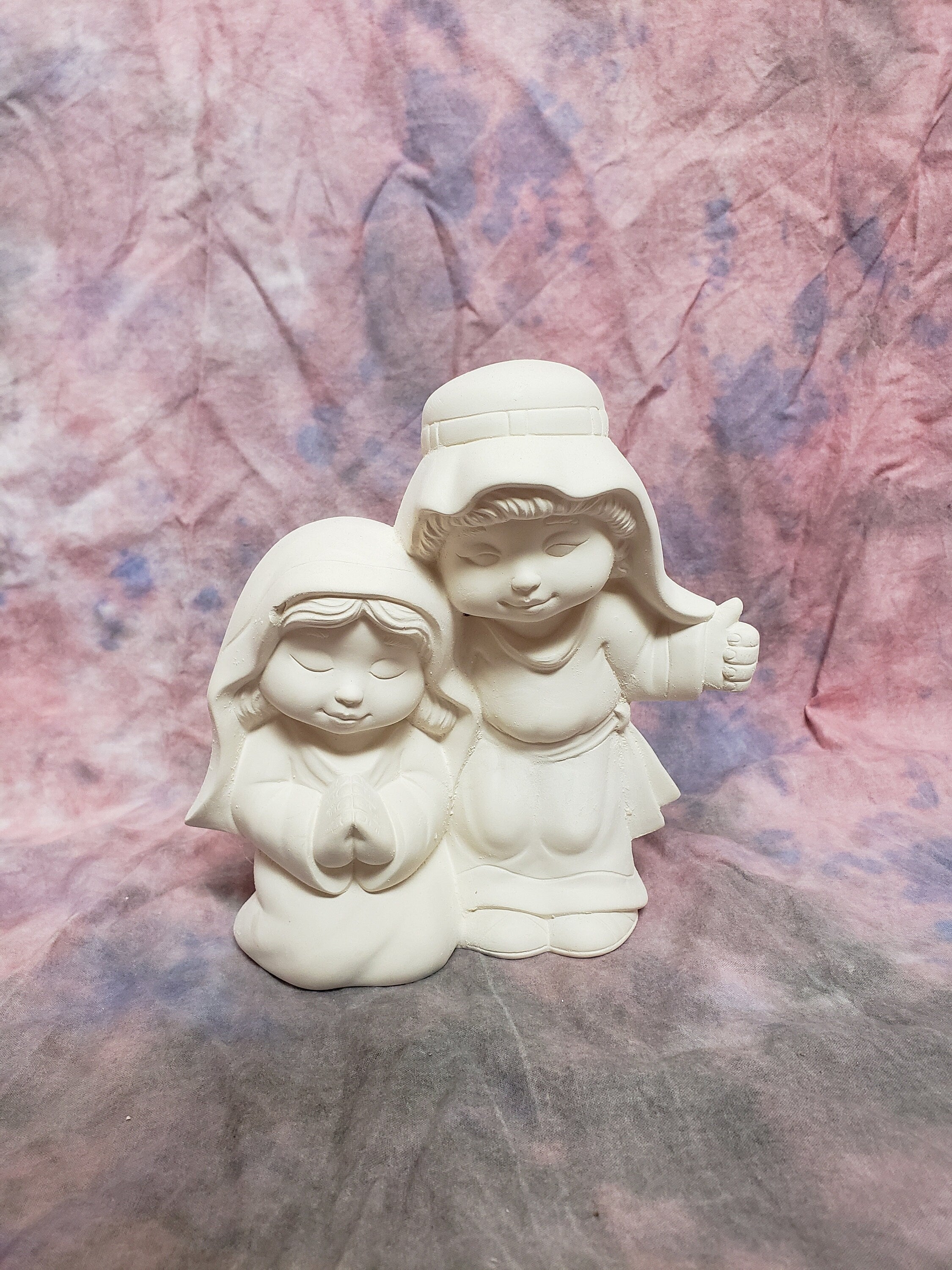 Nativity set: paint your own/Ceramic bisque Sweet Tốt Nativity set