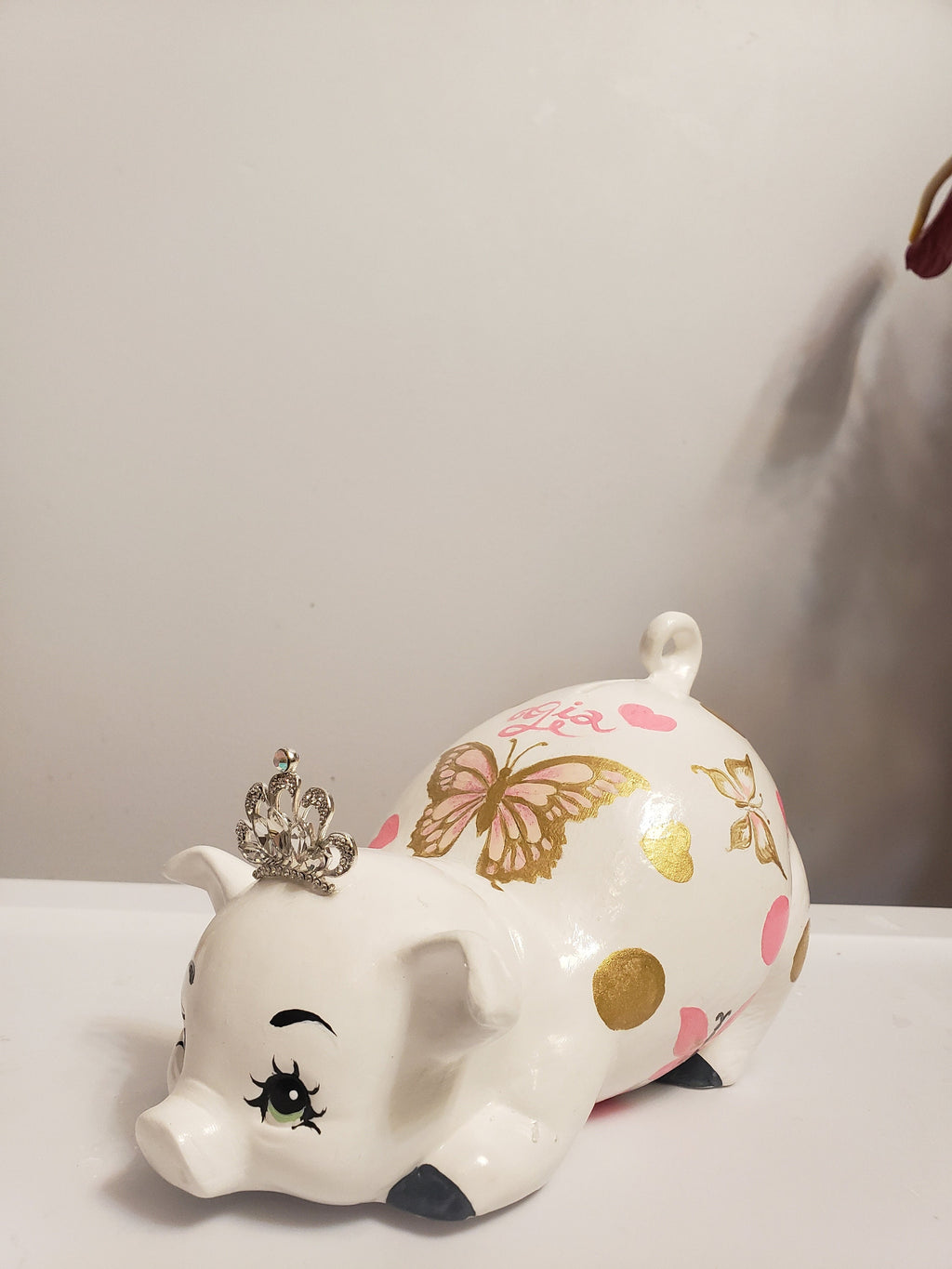 Piggy bank/personalized piggy bank/custom piggy bank/girls piggy bank/baby gift/baby shower gift/birthday gift