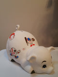 Piggy bank/personalized piggy bank/custom piggy bank/boys piggy bank/ceramic piggy bank/baby gift/baby shower gift/birthday gift